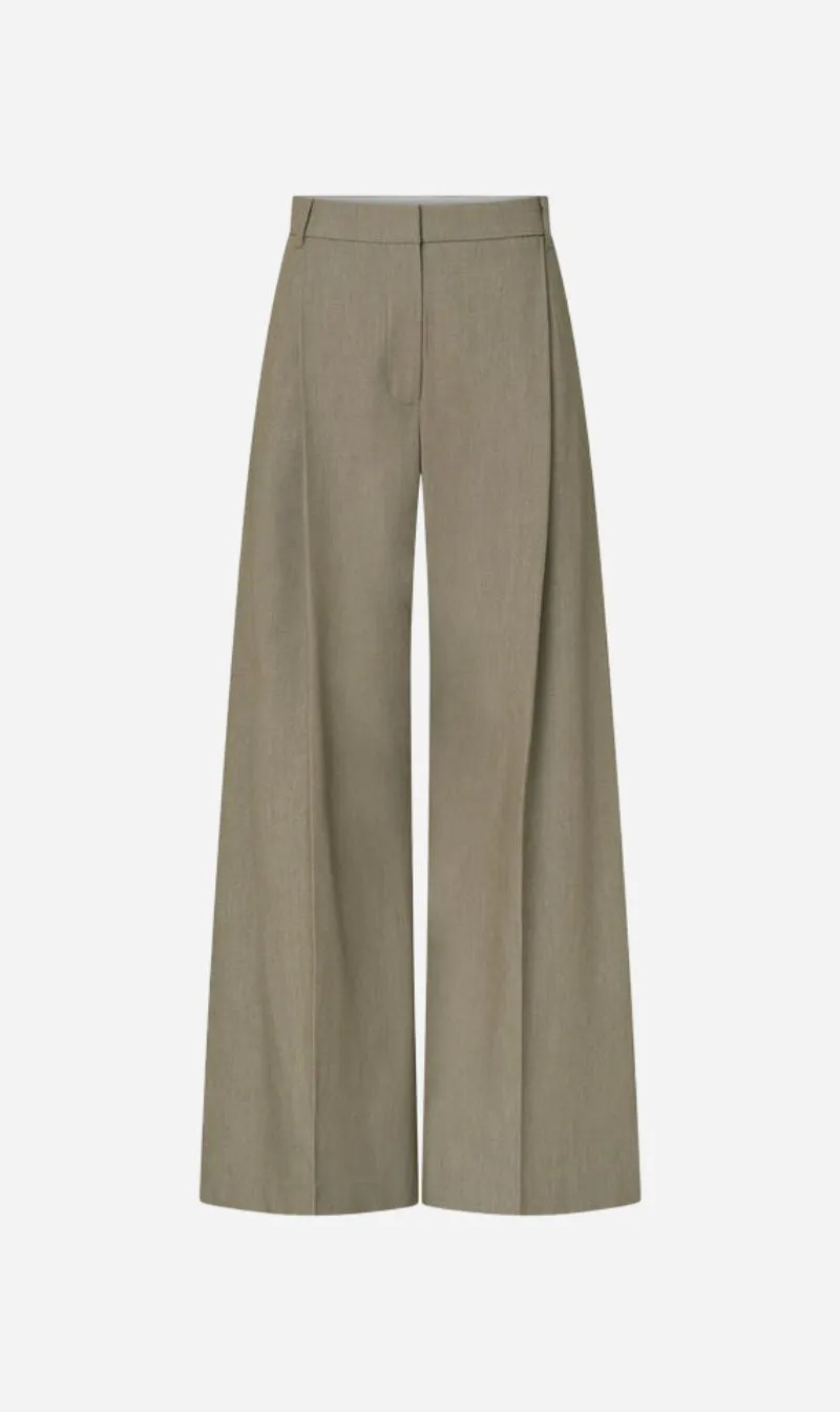 Camilla and Marc | Ramon Pant - Light Khaki Marle sold by Sister & Co