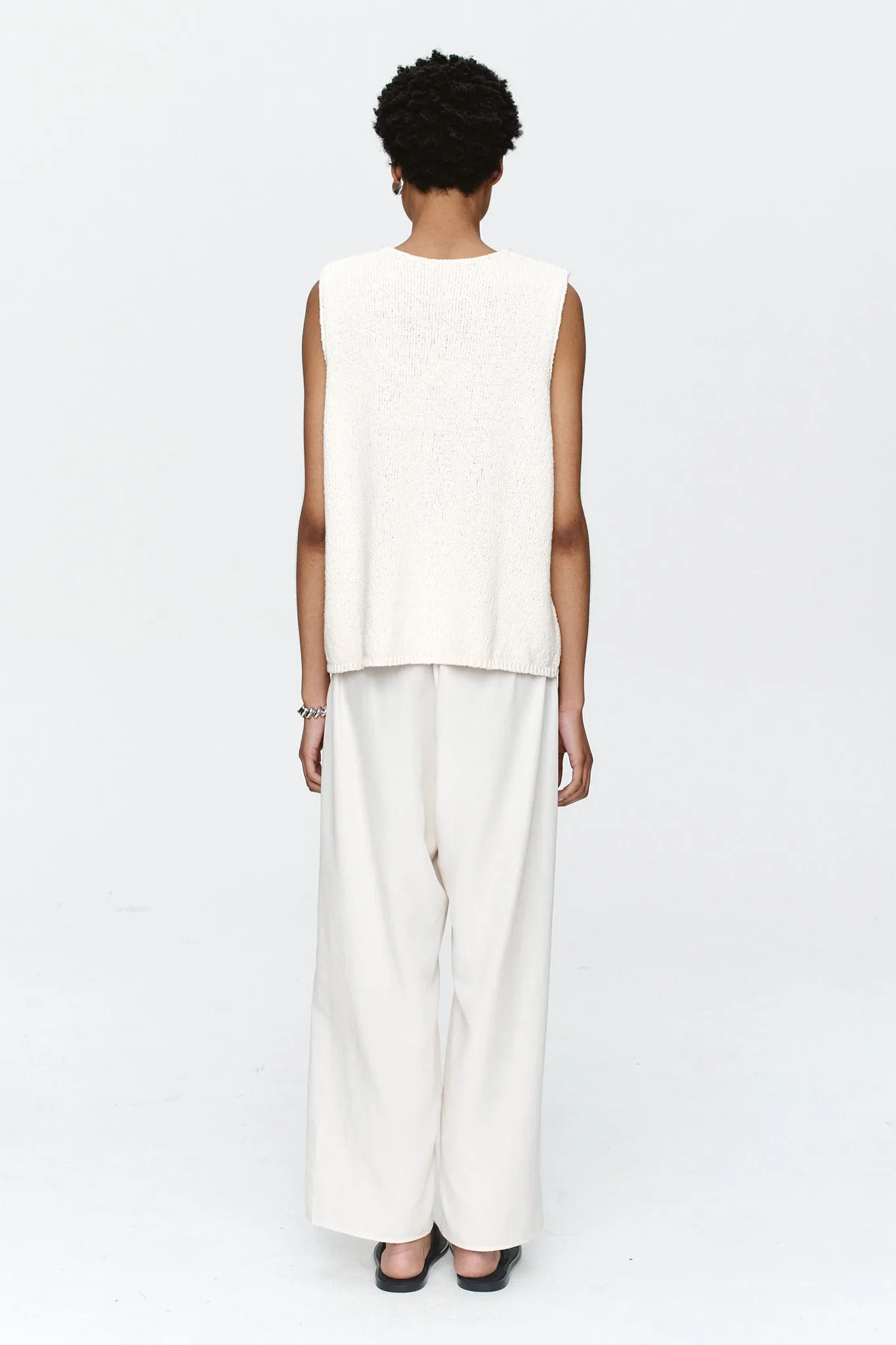 Marle | Nya Vest - Ivory sold by Sister & Co product image thumbnail 3