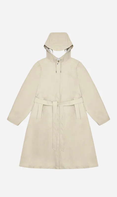 Rains | A Line Longer Jacket - Dune sold by Sisters & Co