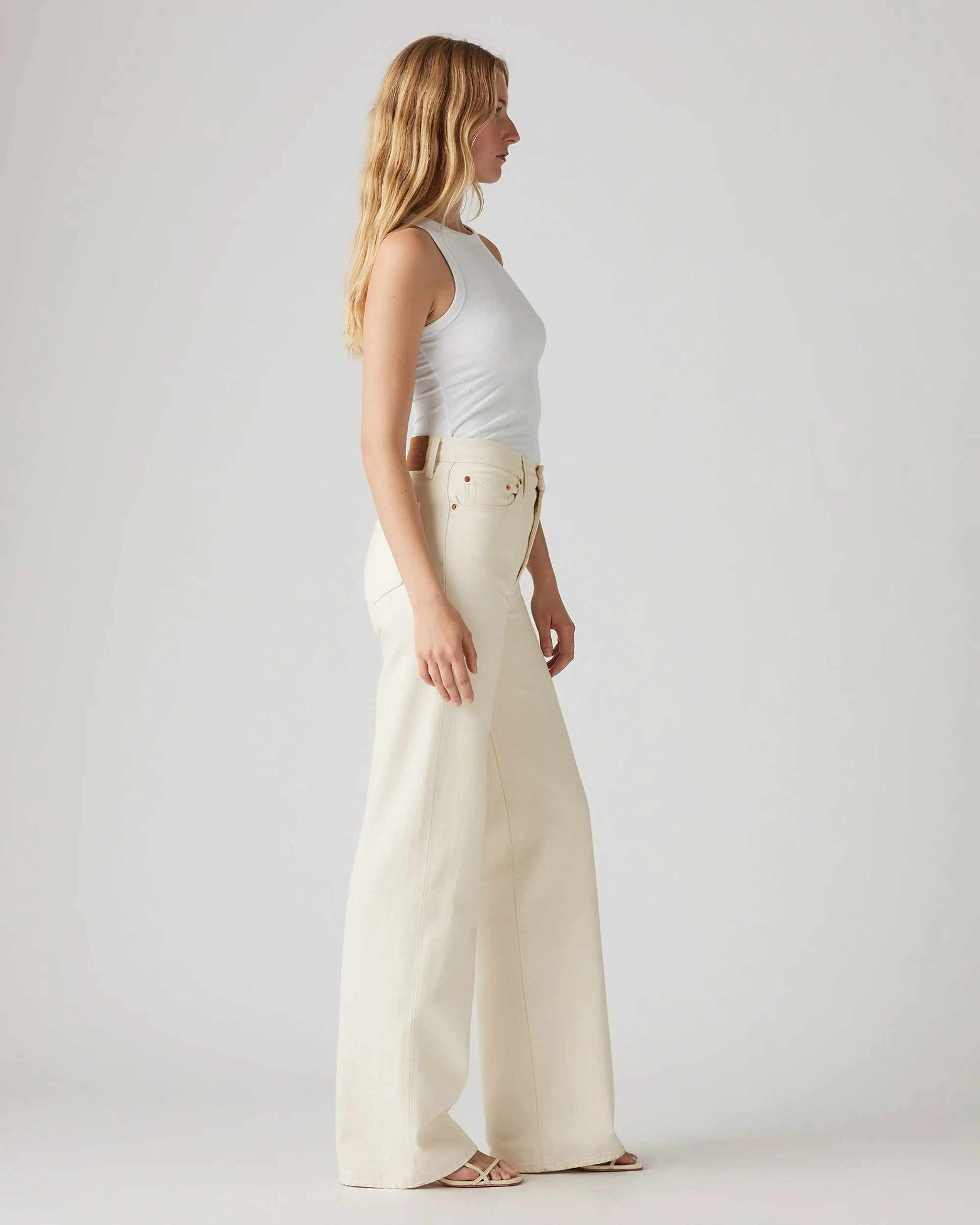 Levi's | Ribcage Wide Leg - Barely Freezing sold by Sister & Co product image thumbnail 4