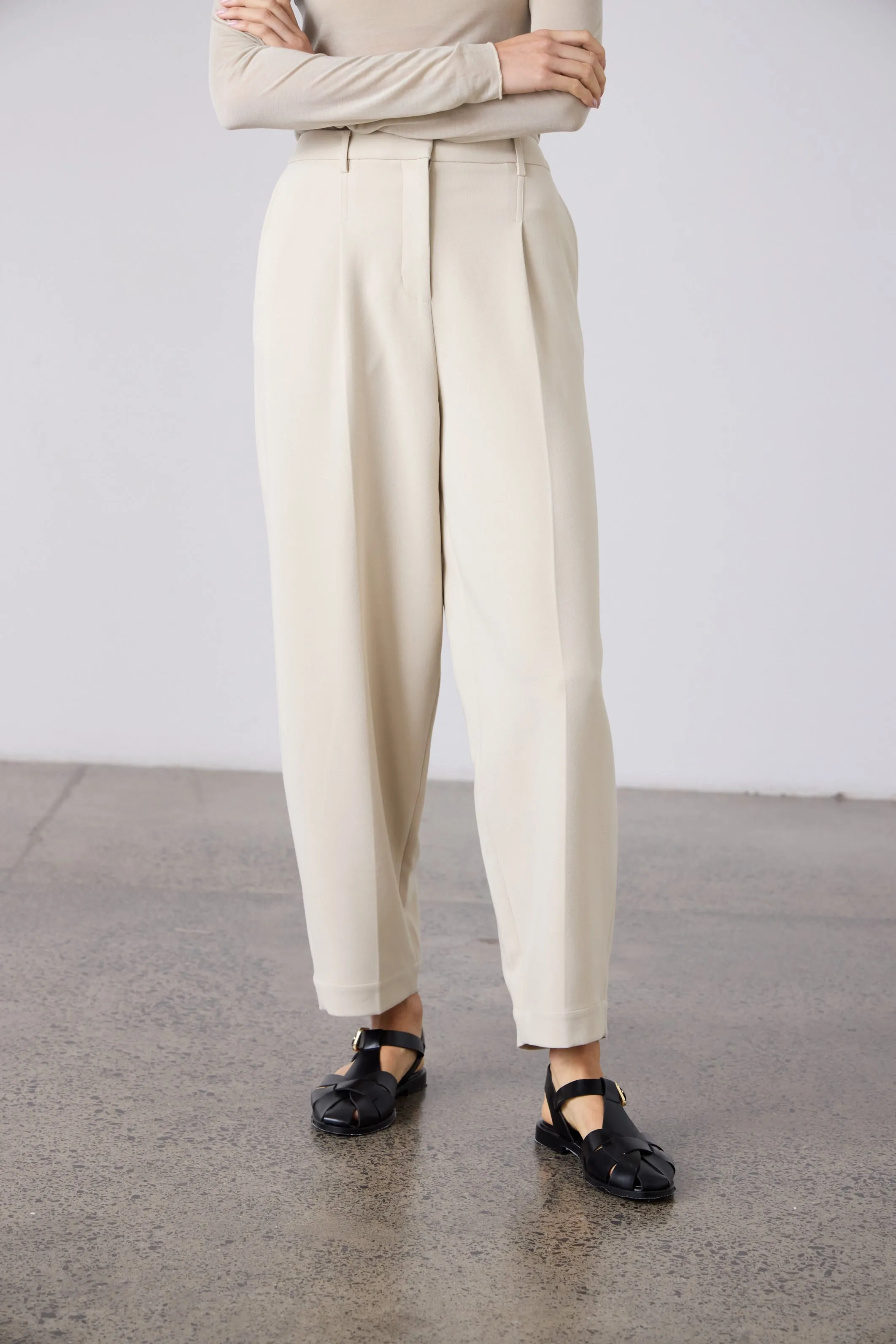 Laing | Britta Barrell Leg Trouser - Bone sold by Sister & Co product image thumbnail 2