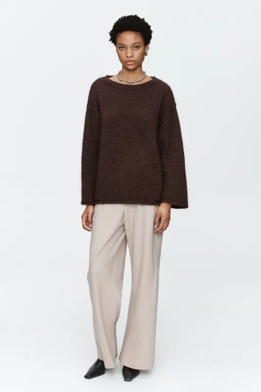 Marle | Maye Jumper - Chocolate sold by Sister & Co