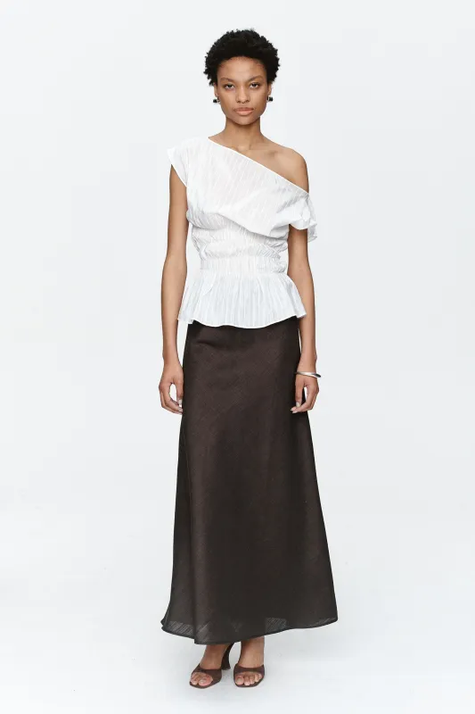 Marle | Aida Top - Ivory Stripe sold by Sister & Co