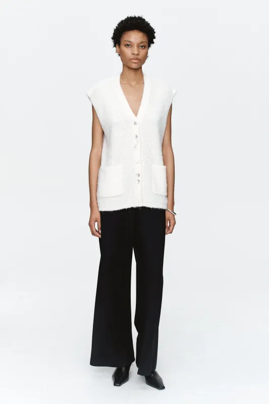 Marle | Bonita Vest - Ivory sold by Sister & Co