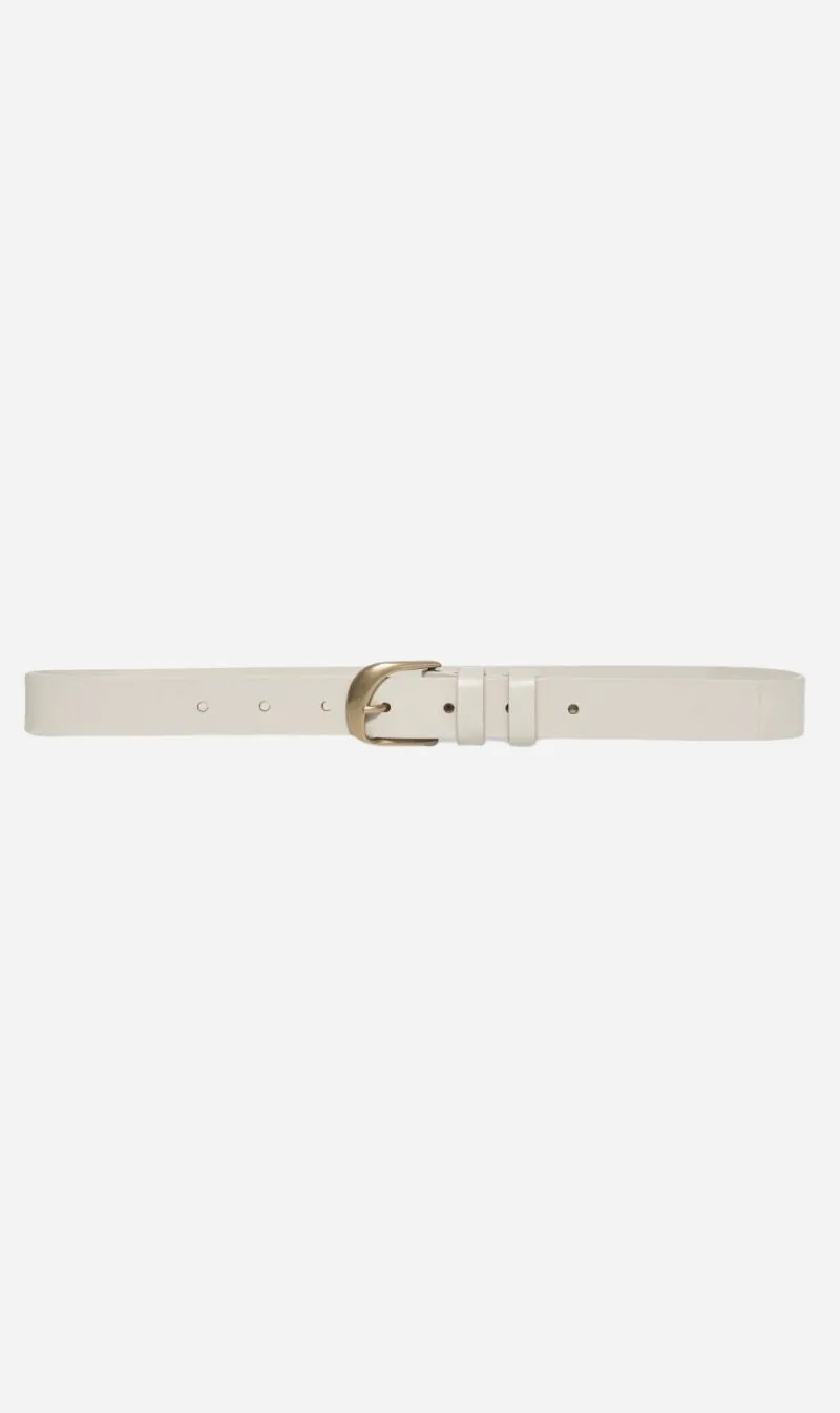 Frame | Twist Buckle Belt - Bone sold by Sisters & Co