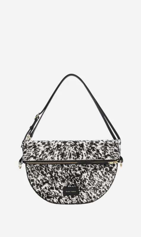 Deadly Ponies | Mr Leopard - Graphite Calf Hair sold by Sister & Co