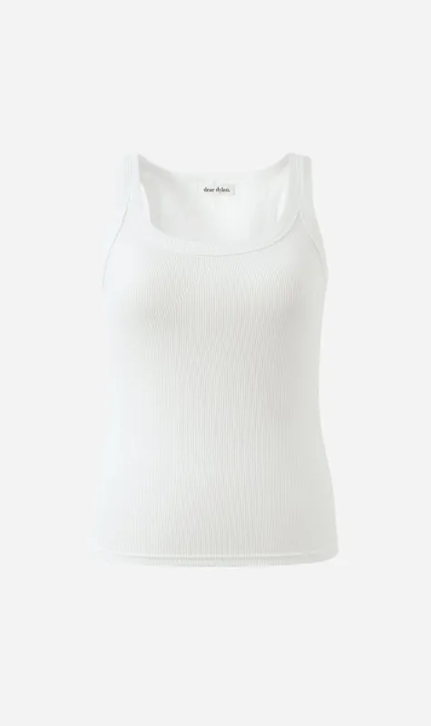 Dear Dylan | Daily Tank - Blanc sold by Sisters & Co