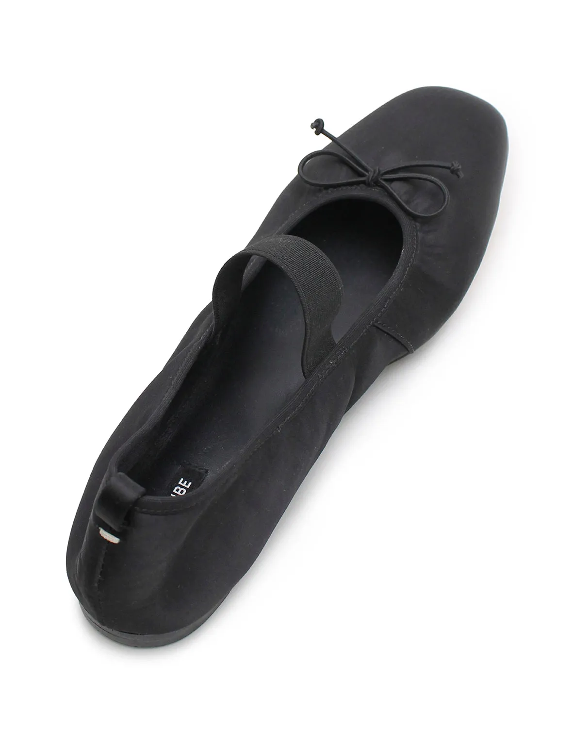 La Tribe | Ballet Flat - Black Satin sold by Sister & Co product image thumbnail 4
