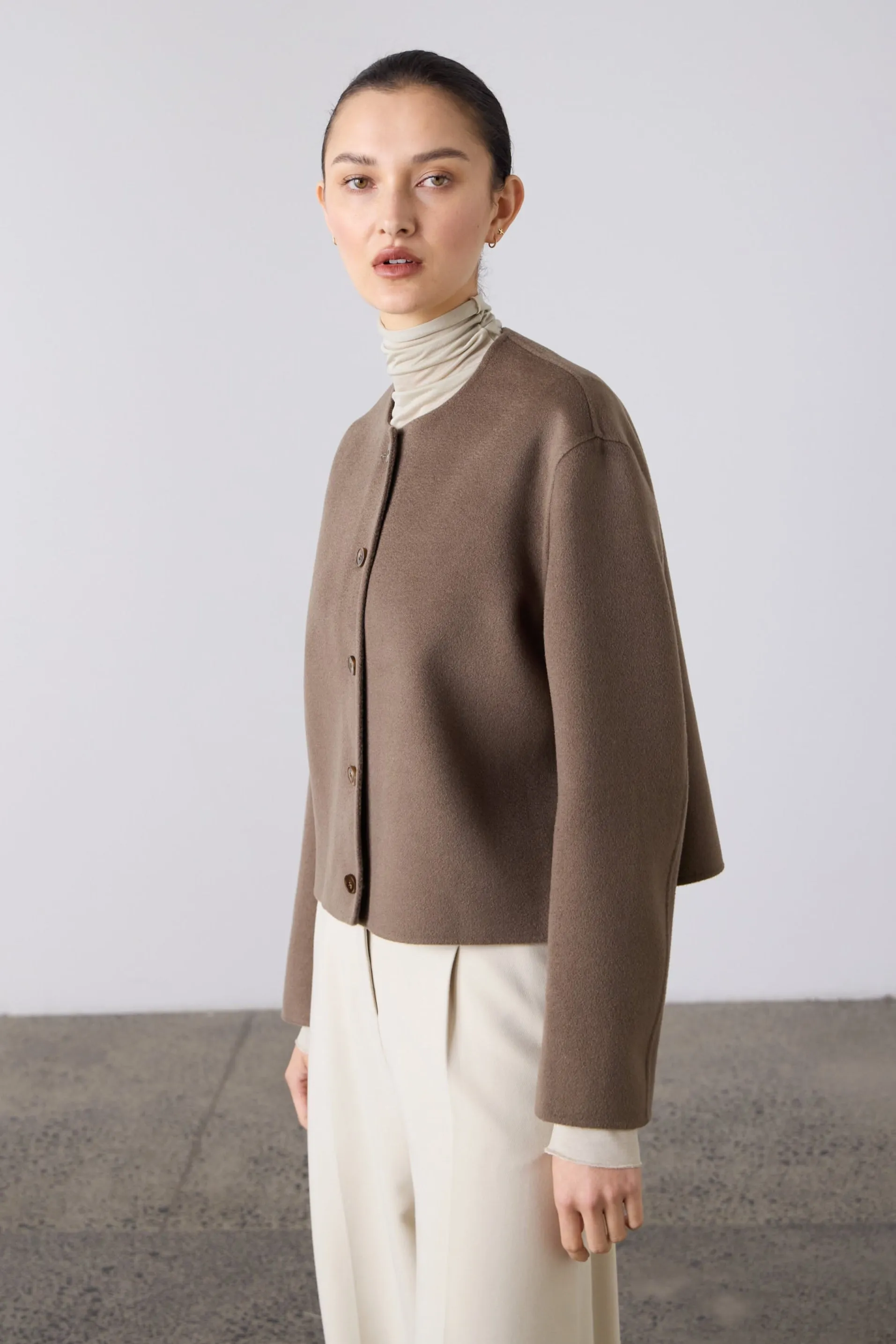 Laing | Cardi Jacket - Birch sold by Sister & Co