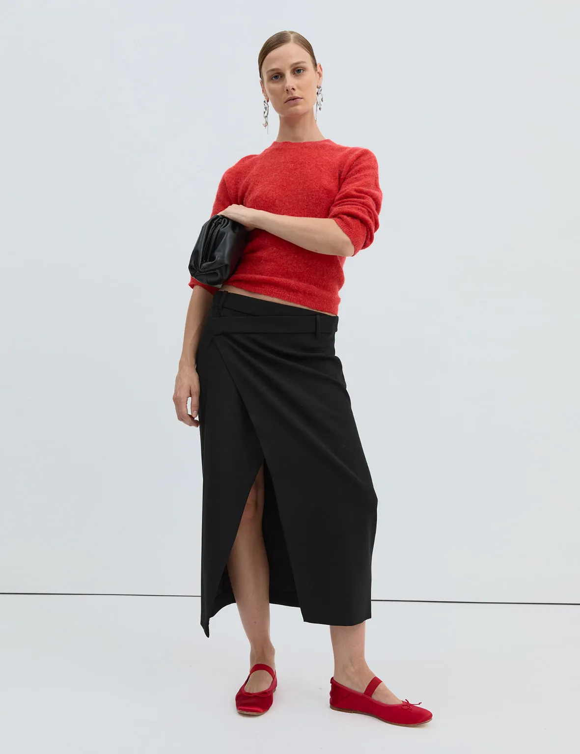 La Tribe | Ballet Flat - Chilli Satin sold by Sister & Co product image thumbnail 3