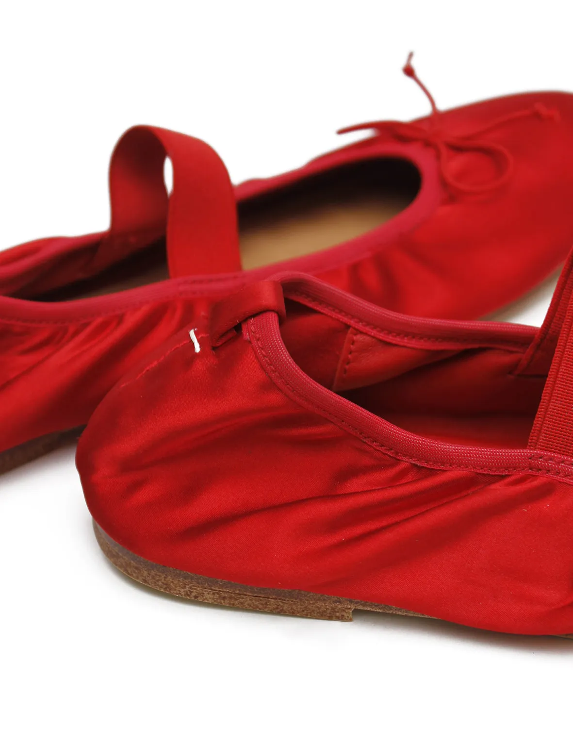 La Tribe | Ballet Flat - Chilli Satin sold by Sister & Co product image thumbnail 5