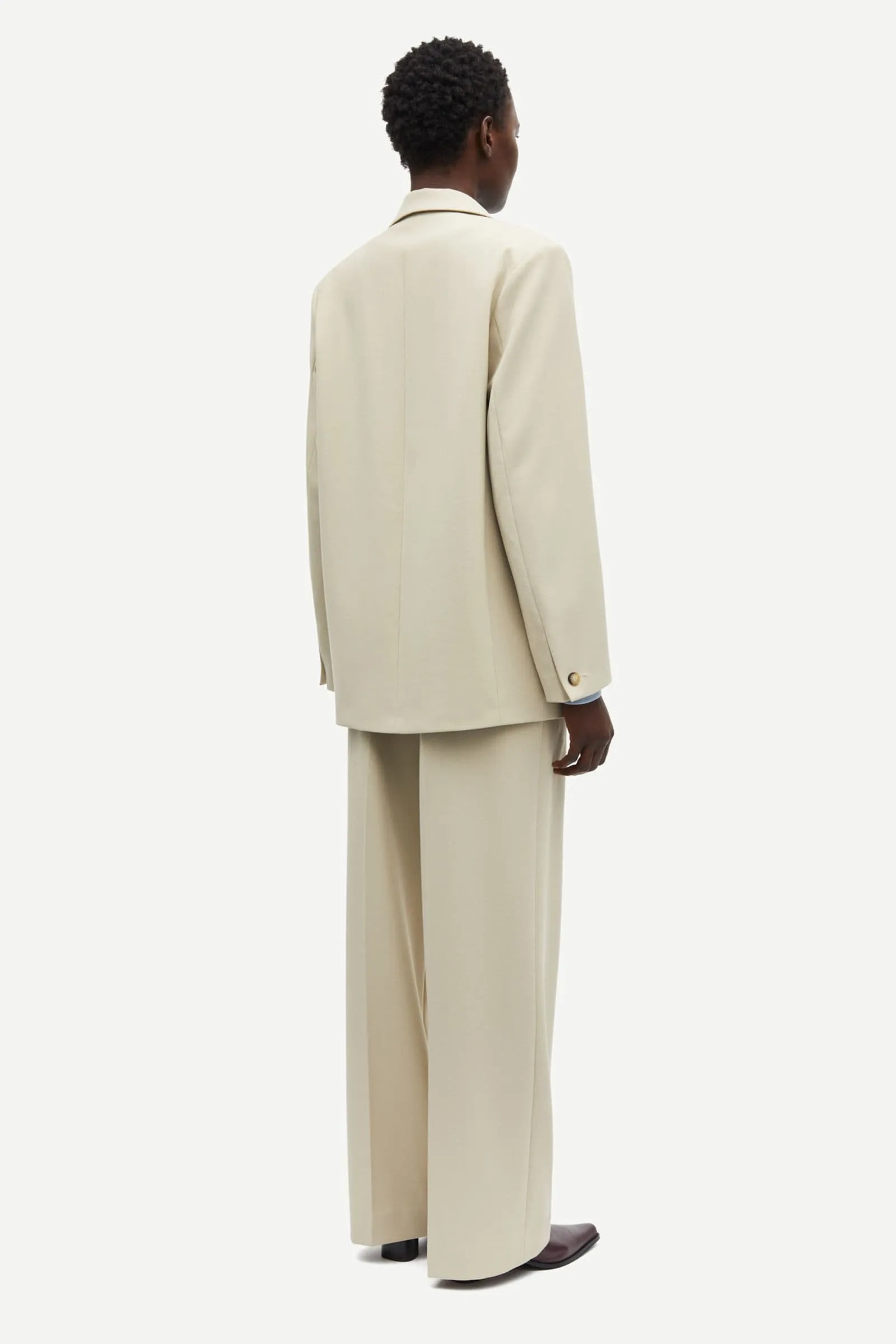 Samsoe Samsoe | Haven Blazer - White Pepper sold by Sister & Co product image thumbnail 5