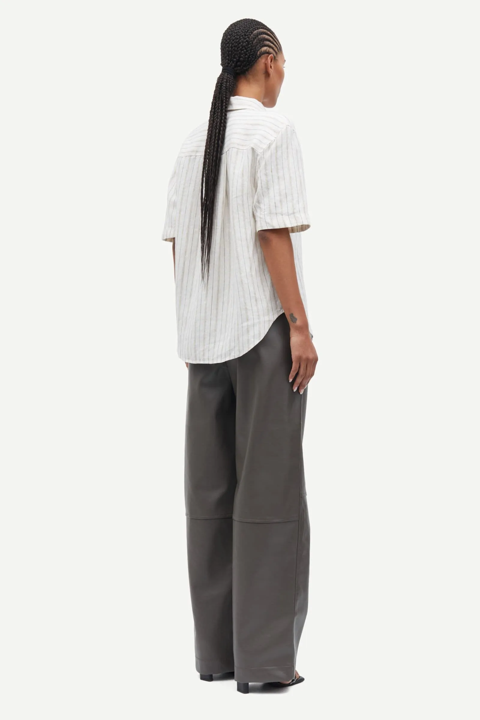Samsoe Samsoe | Sajuno Trousers - Beluga sold by Sister & Co product image thumbnail 4
