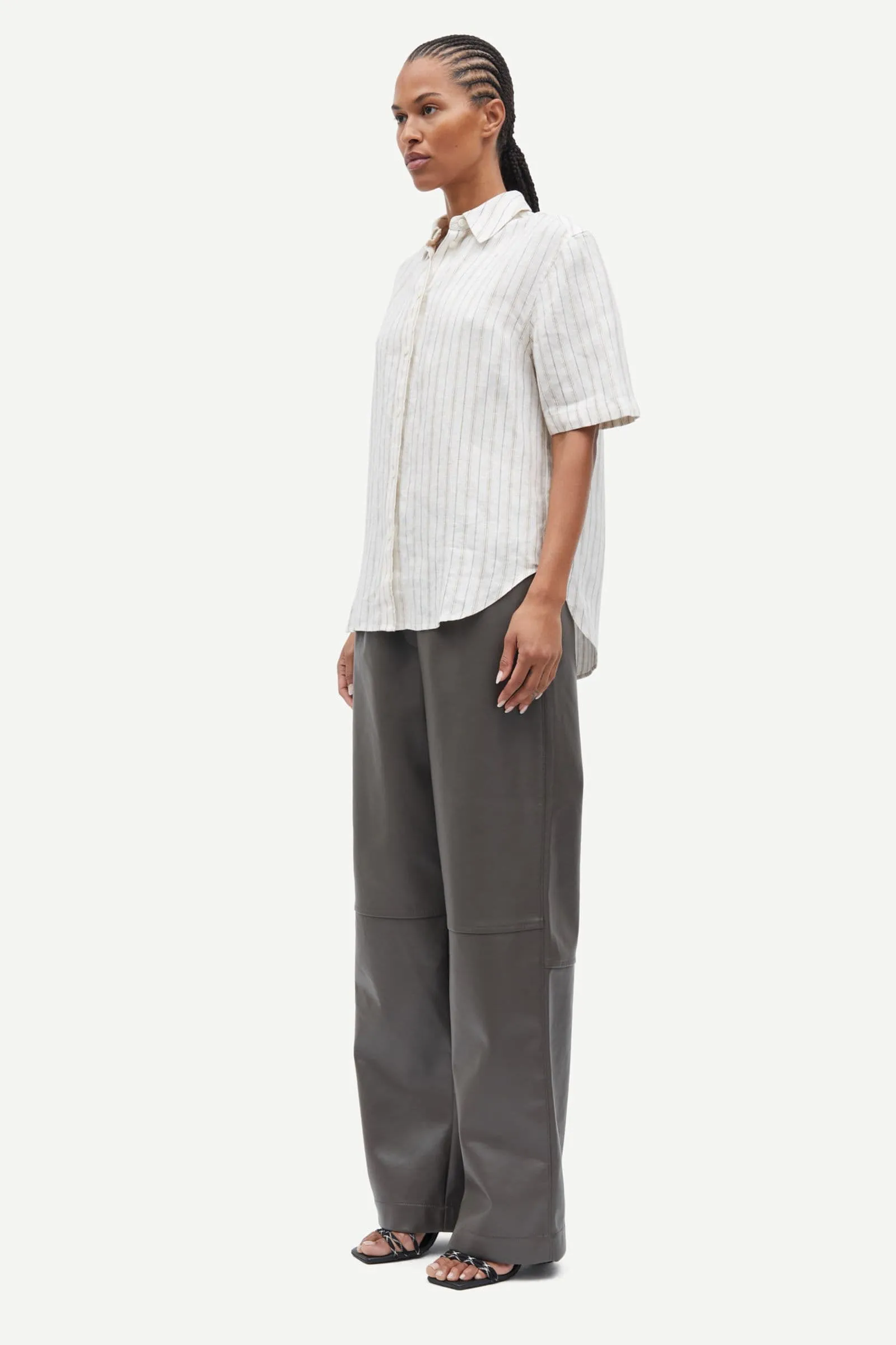 Samsoe Samsoe | Sajuno Trousers - Beluga sold by Sister & Co product image thumbnail 3