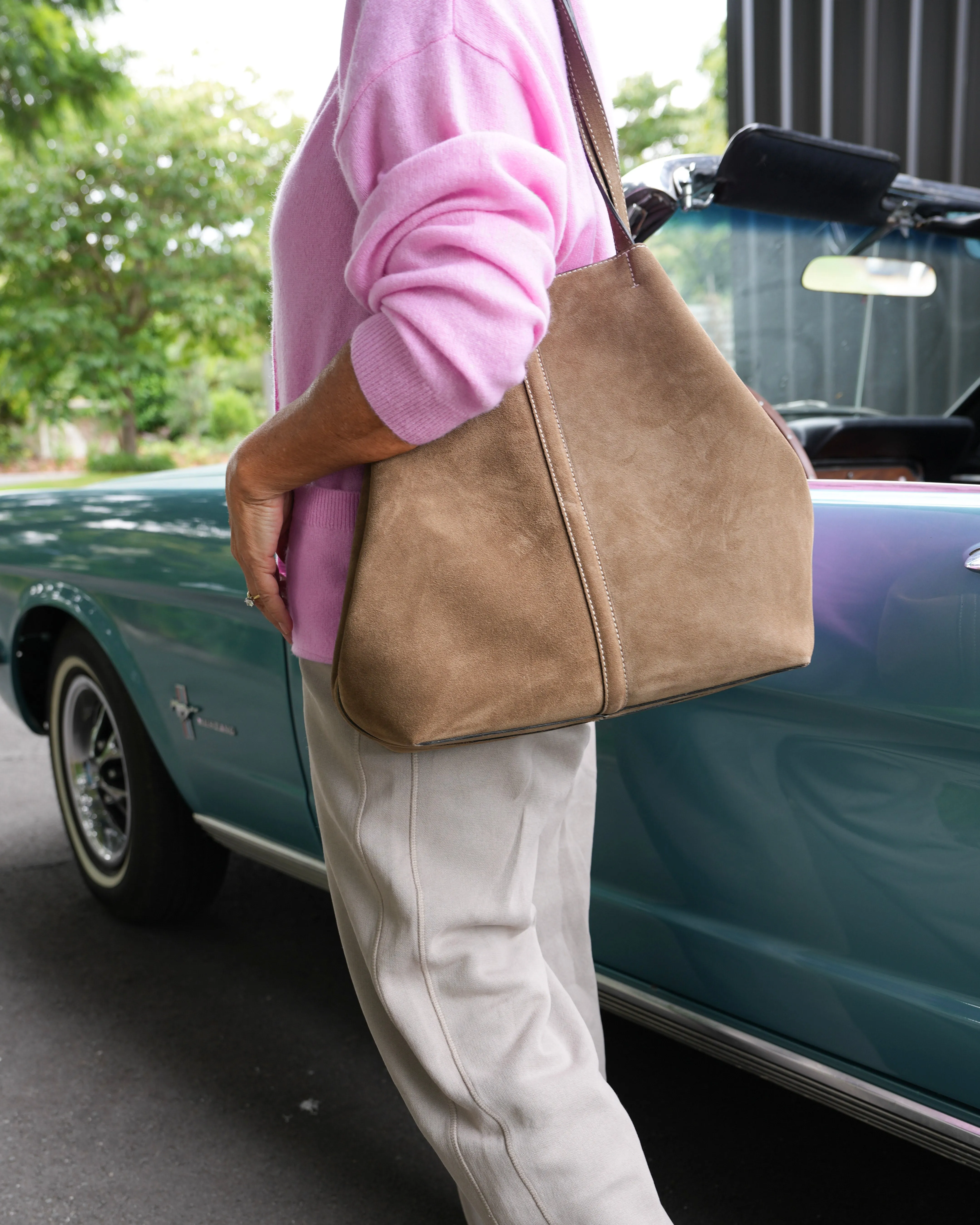Vanessa Bruno | GM Tote Bag - Militaire sold by Sister & Co product image thumbnail 3