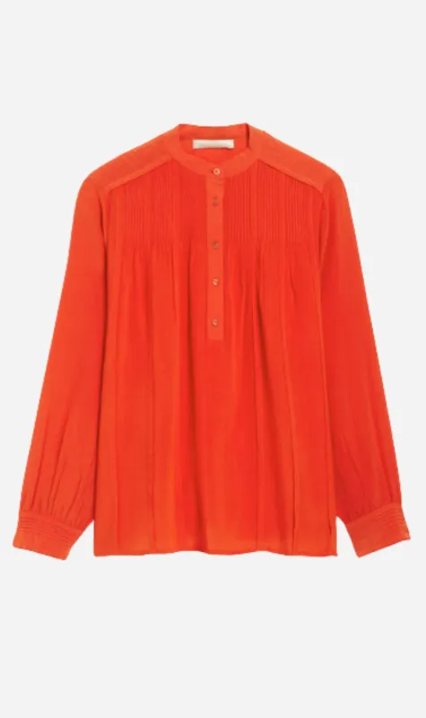 Vanessa Bruno | Natsumi Blouse - Coquelicot sold by Sister & Co