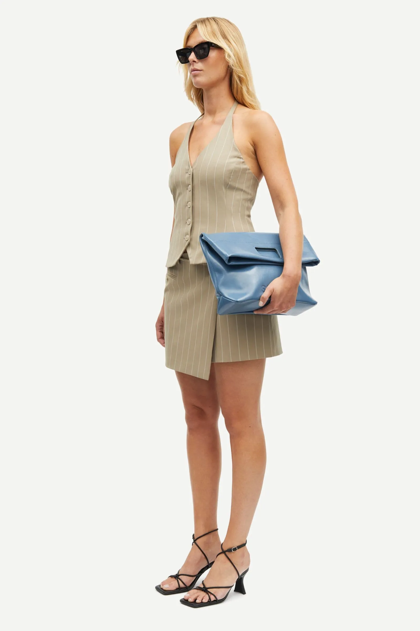 Samsoe Samsoe | Saneem Skirt - Greige St. sold by Sisters & Co product image thumbnail 3
