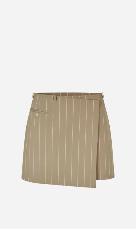 Samsoe Samsoe | Saneem Skirt - Greige St. sold by Sisters & Co