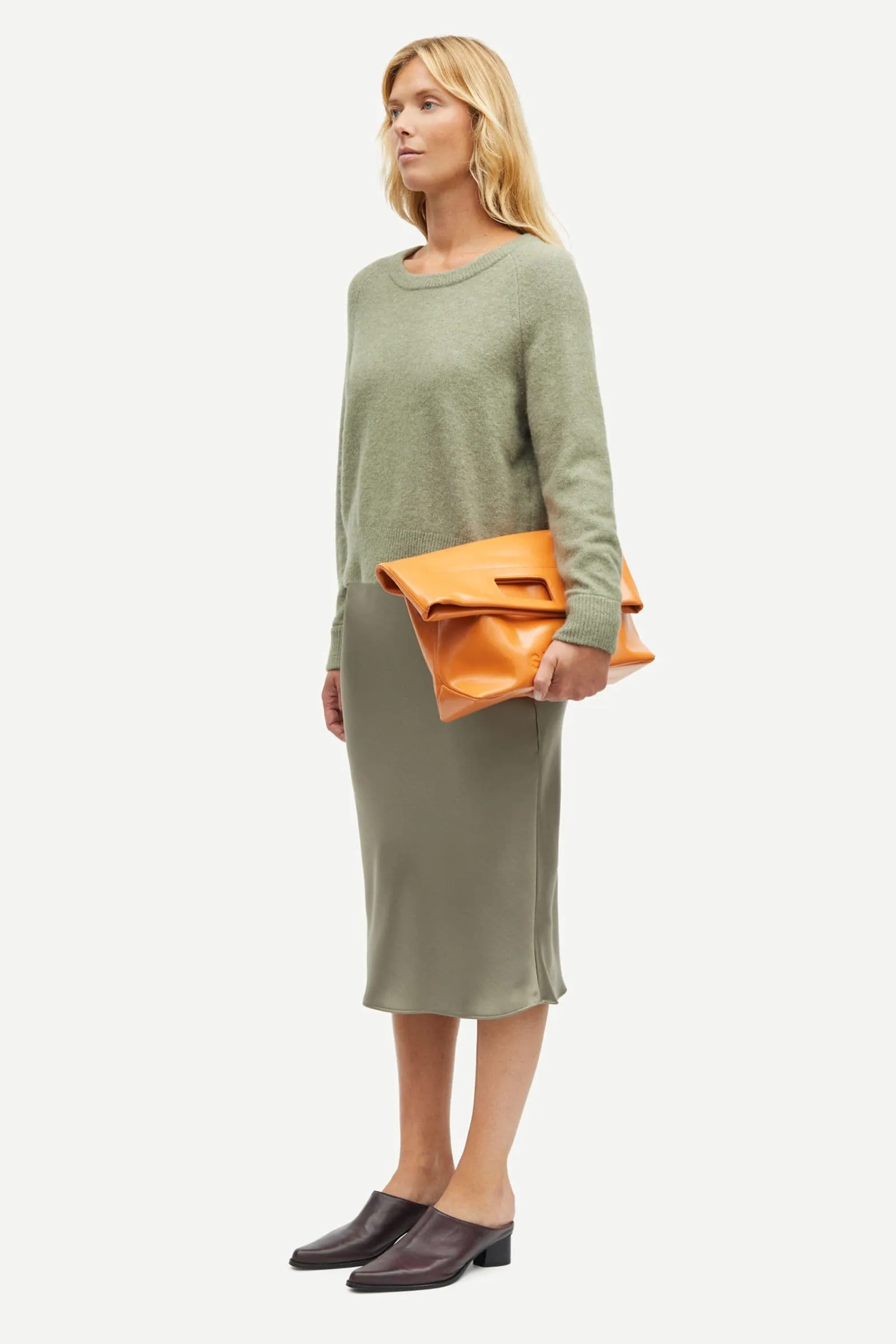 Samsoe Samsoe | Agneta Skirt - Vetiver sold by Sister & Co product image thumbnail 3
