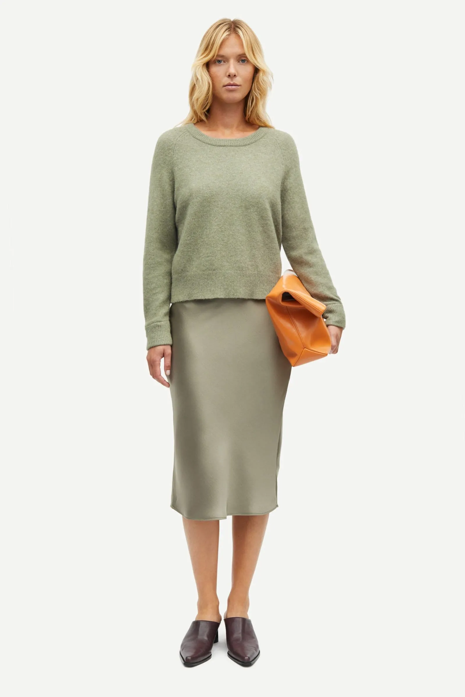 Samsoe Samsoe | Agneta Skirt - Vetiver sold by Sister & Co product image thumbnail 2