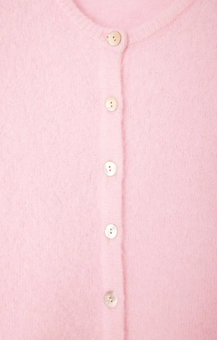 American Vintage | Cardigan - Sugared Almond Melange sold by Sister & Co product image thumbnail 4