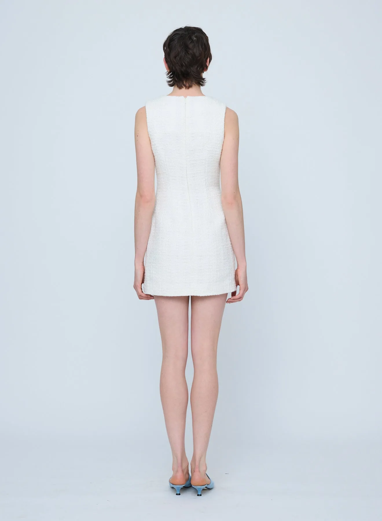Wynn Hamlyn | Beck Mini Dress - Ivory sold by Sister & Co product image thumbnail 4