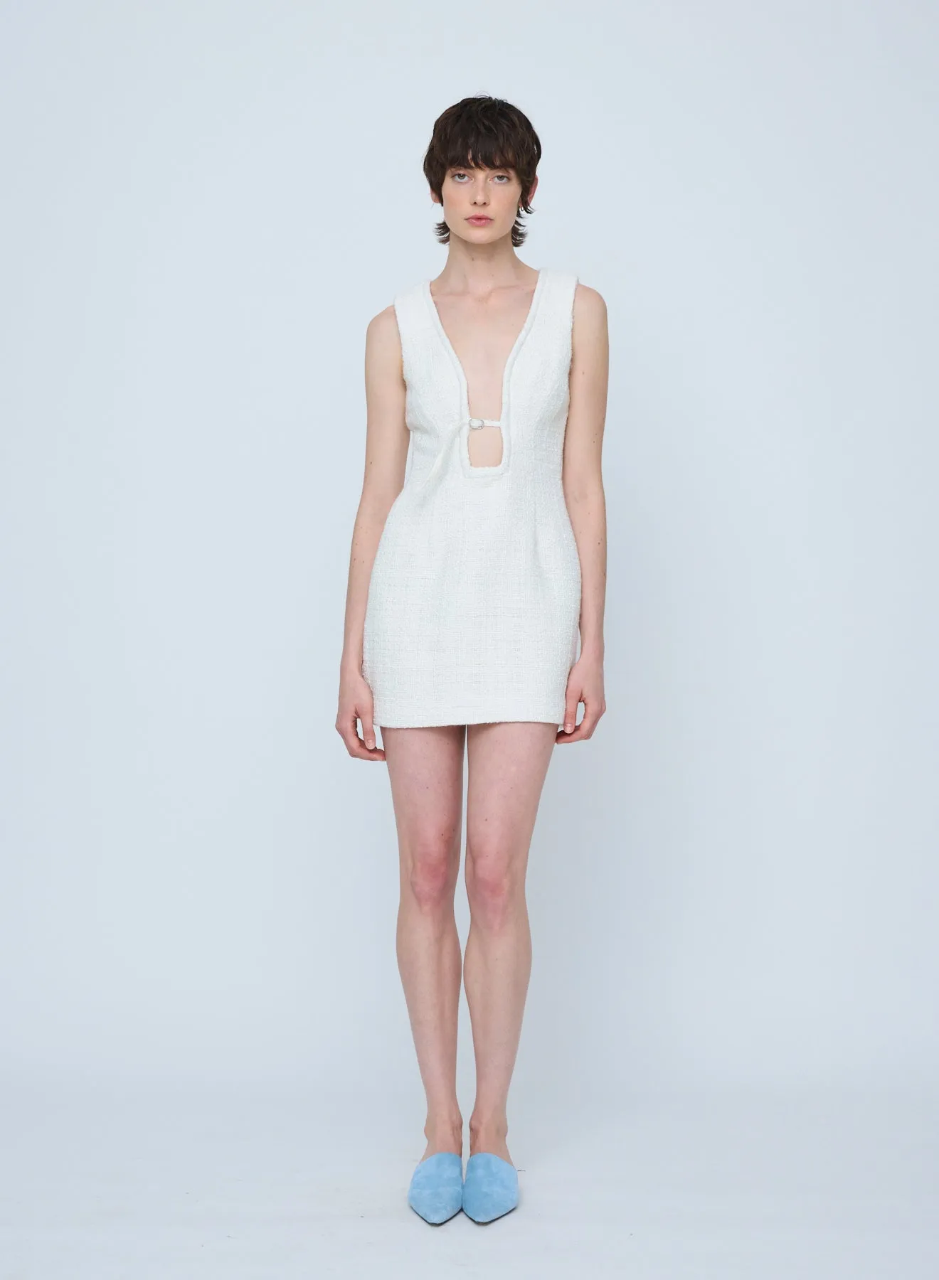 Wynn Hamlyn | Beck Mini Dress - Ivory sold by Sister & Co product image thumbnail 2