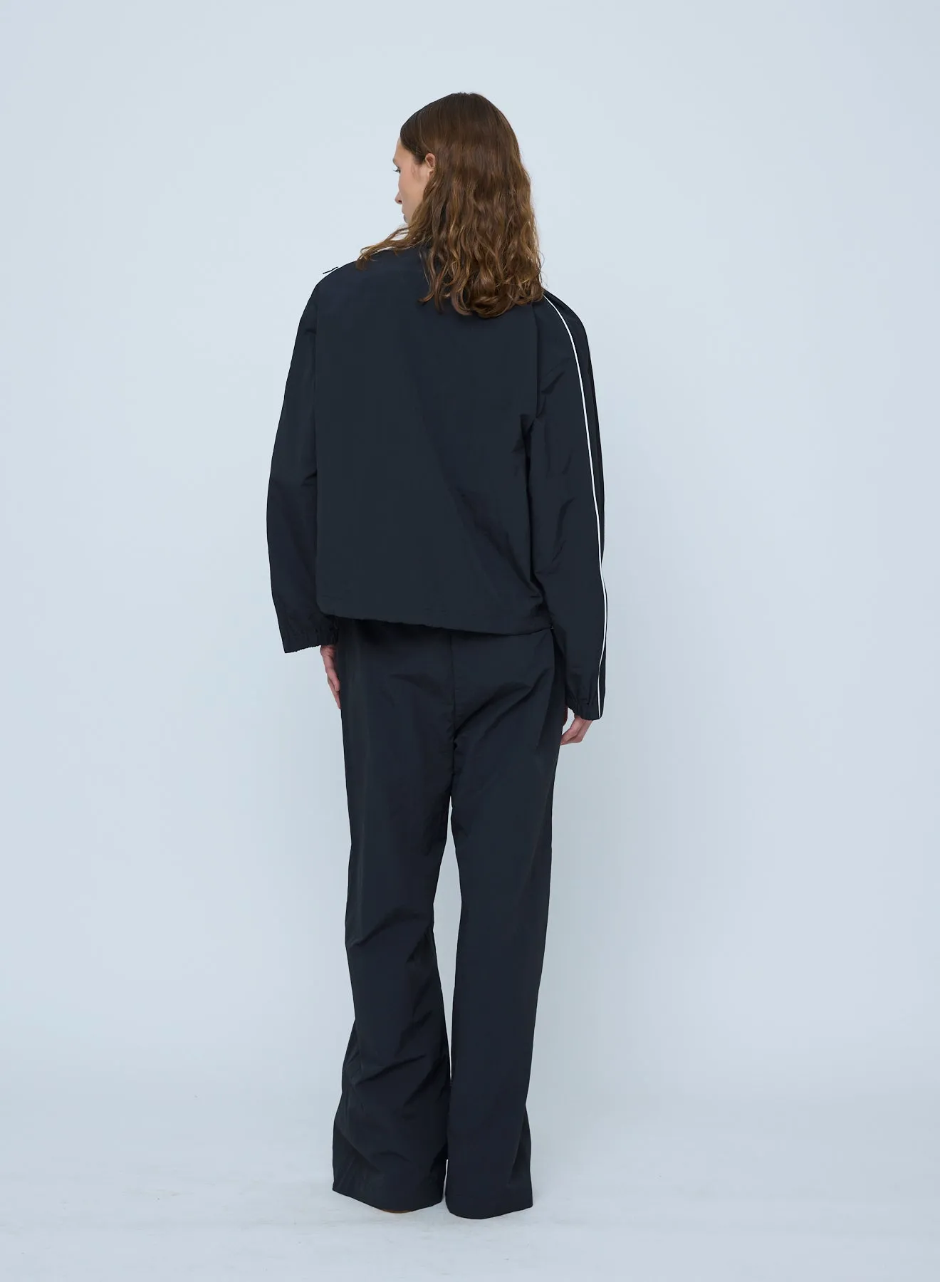 Wynn Hamlyn | Curved Leg Zip Track Pant - Black/White sold by Sister & Co product image thumbnail 4