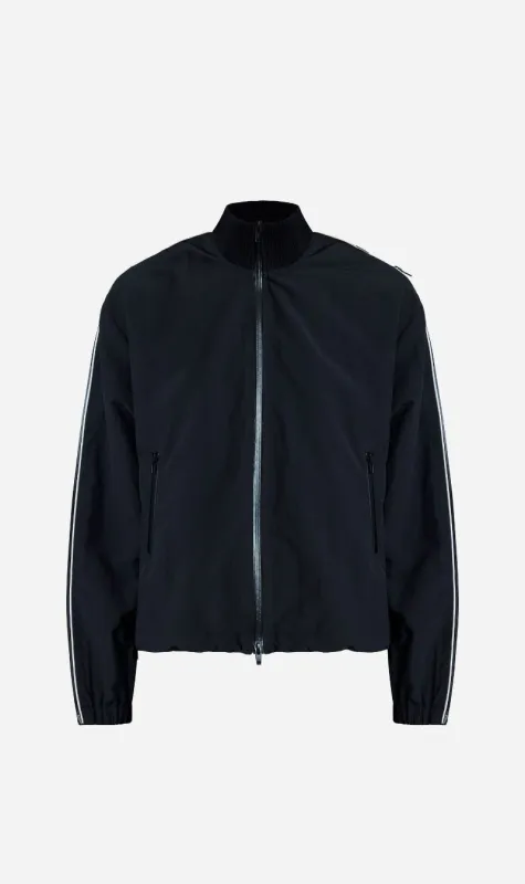 Wynn Hamlyn | Zipper Sleeve Bungy Jacket - Black/White sold by Sister & Co