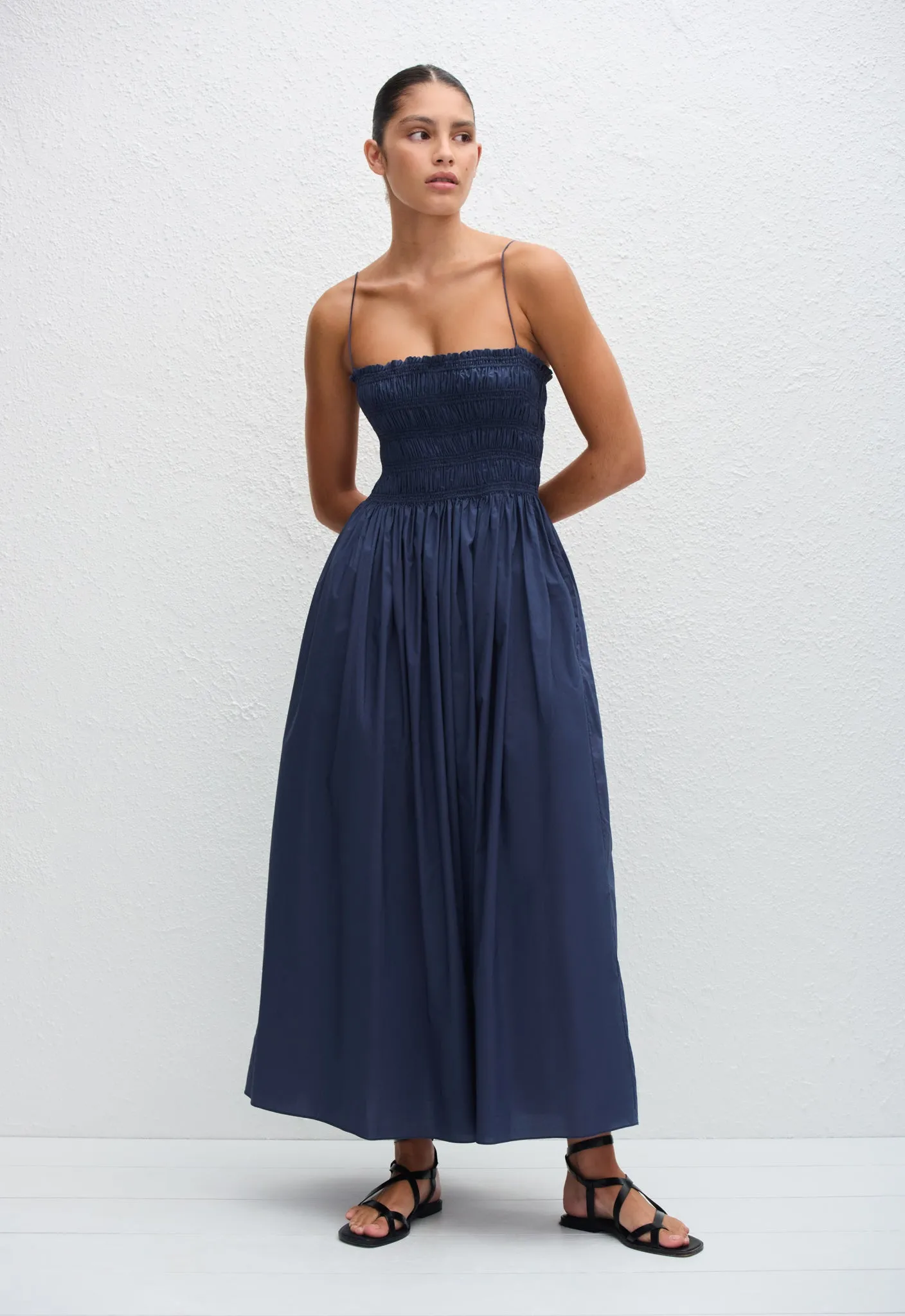 Matteau | Shirred Bodice Dress - Dusk sold by Sister & Co product image thumbnail 3