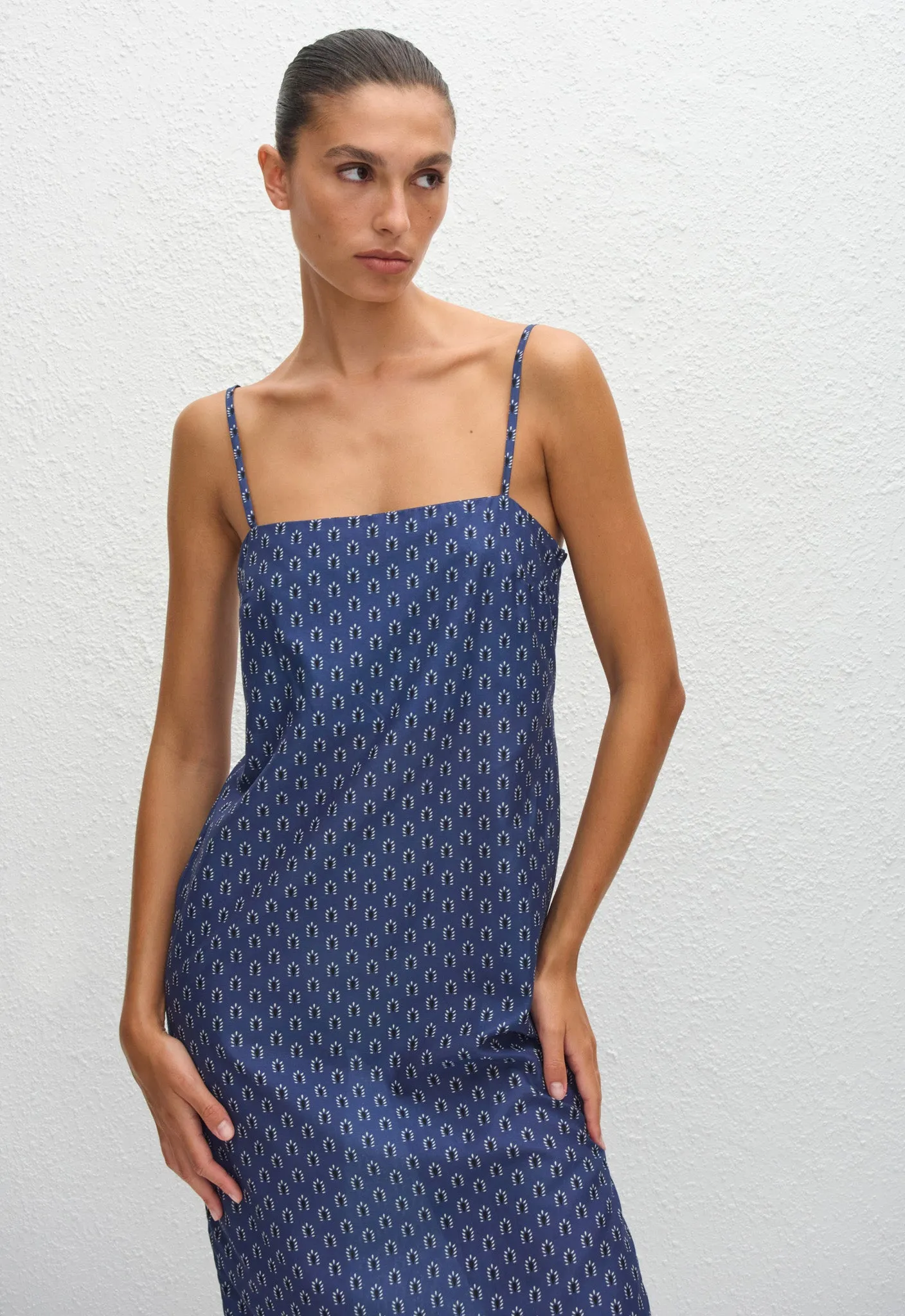 Matteau | Square Shift Midi Dress - Cassis sold by Sister & Co product image thumbnail 4