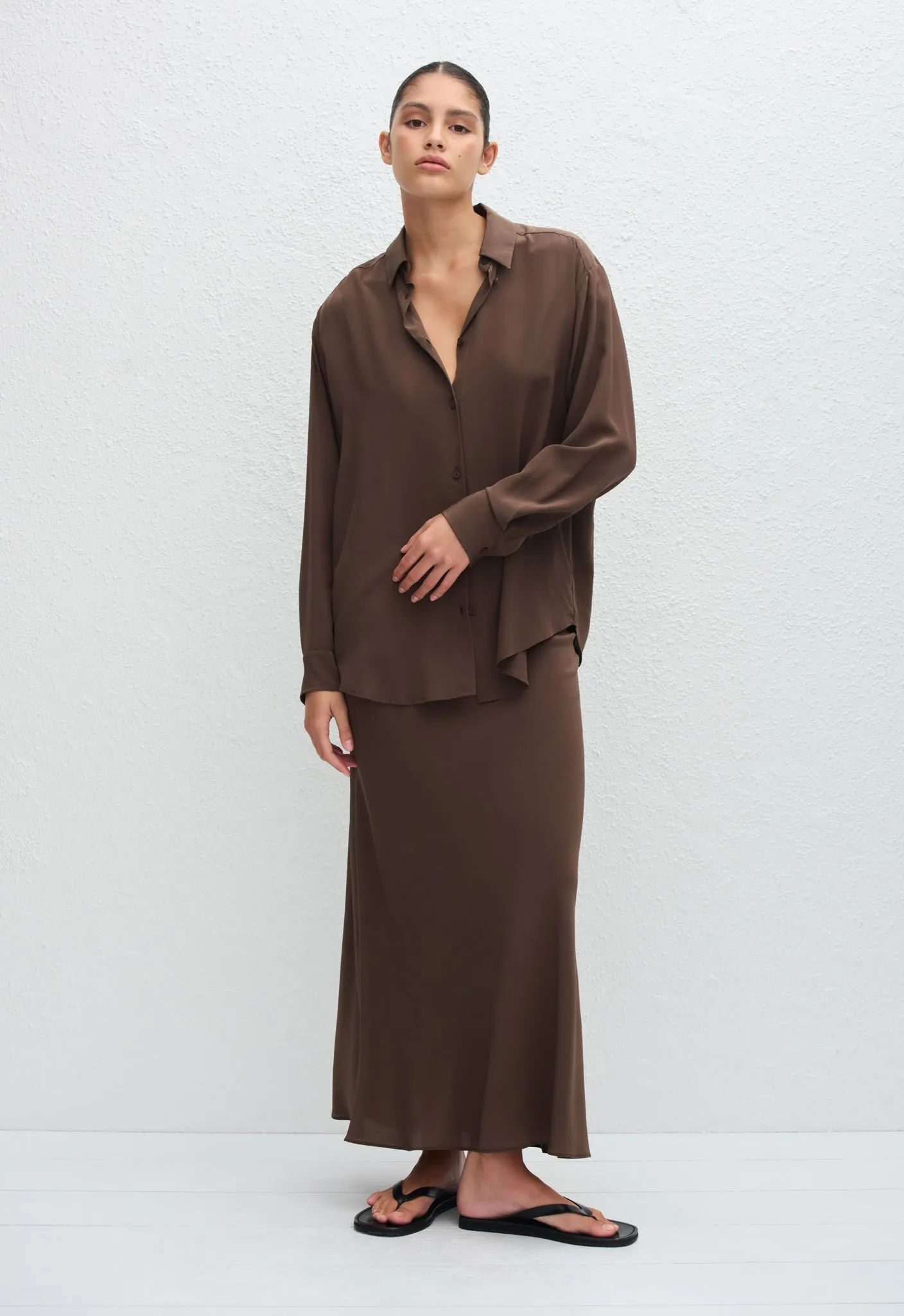 Matteau | Bias Elastic Skirt - Truffle sold by Sister & Co product image thumbnail 4