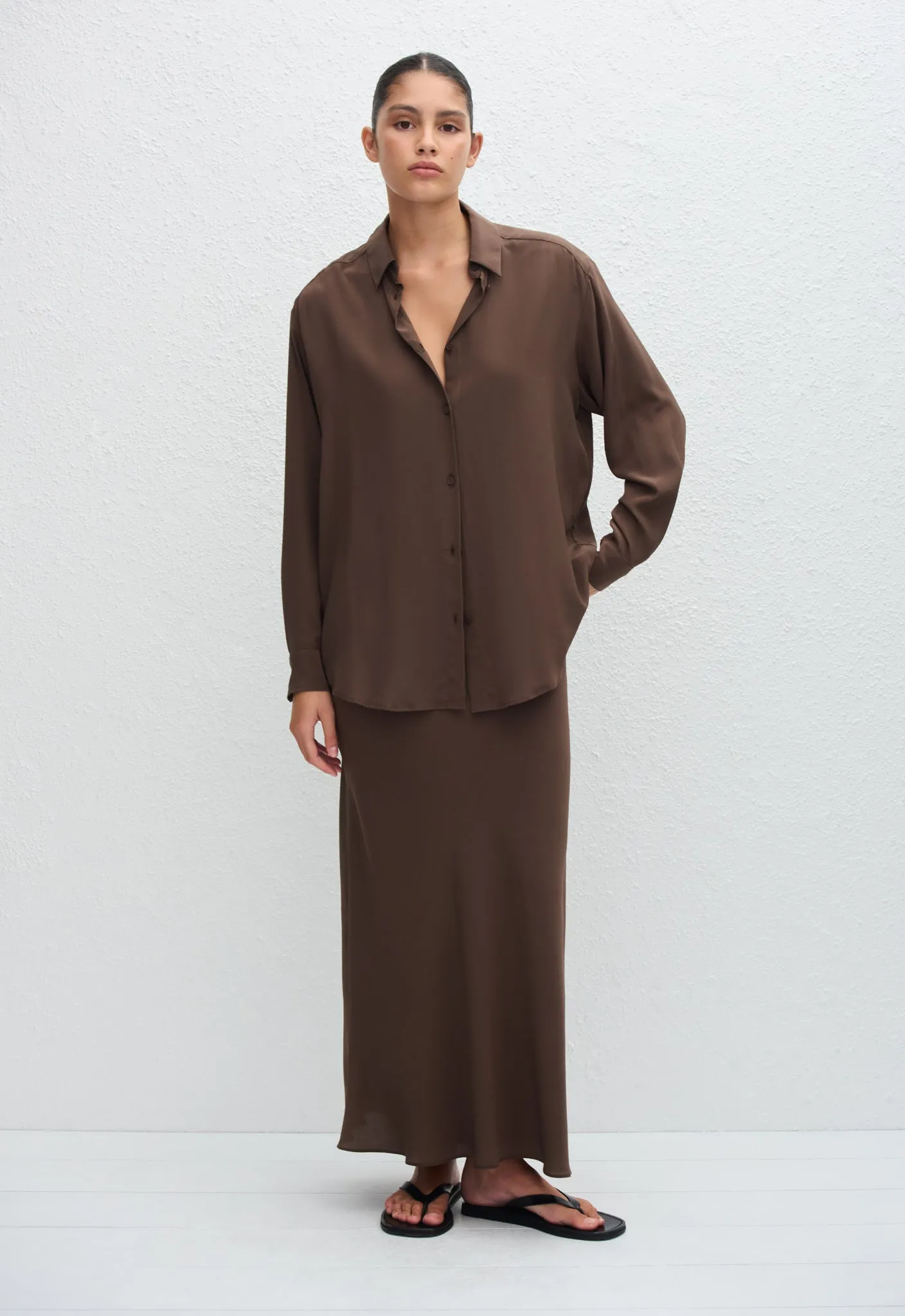 Matteau | Bias Elastic Skirt - Truffle sold by Sister & Co product image thumbnail 2