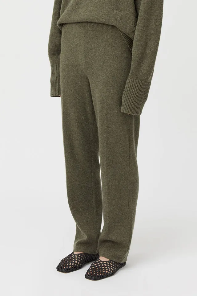 Camilla and Marc | Pascal Cashmere Blend Pant - Army Green sold by Sisters & Co product image thumbnail 5