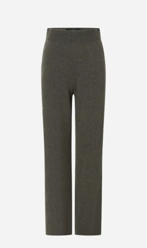 Camilla and Marc | Pascal Cashmere Blend Pant - Army Green sold by Sisters & Co