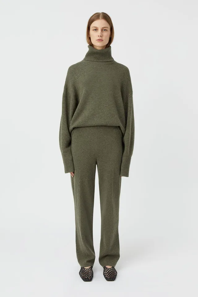 Camilla and Marc | Pascal Cashmere Blend Pant - Army Green sold by Sisters & Co product image thumbnail 2