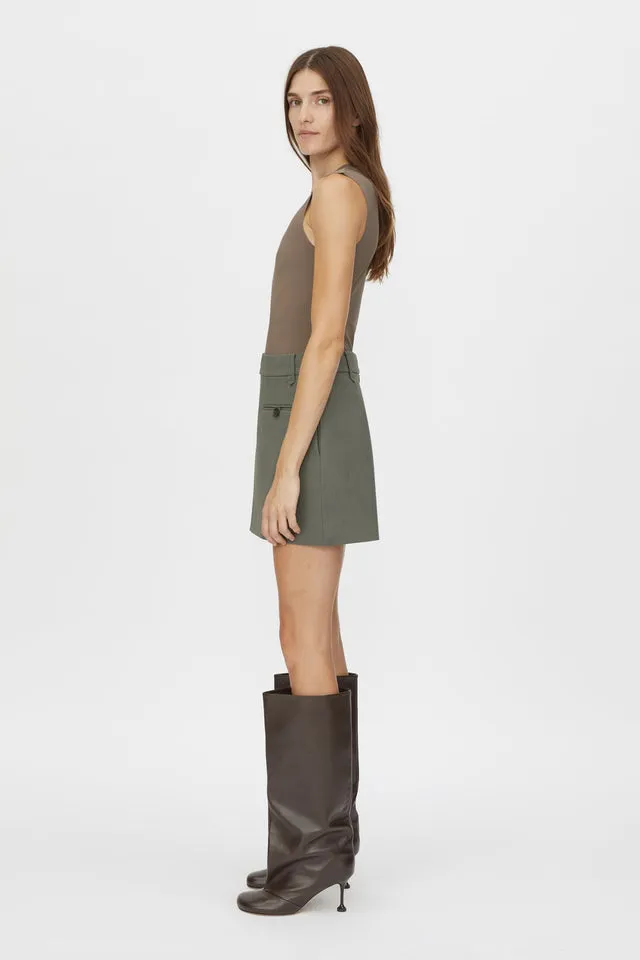 Camilla and Marc | Annick Mini Skirt - Sacramento Green sold by Sister & Co product image thumbnail 5
