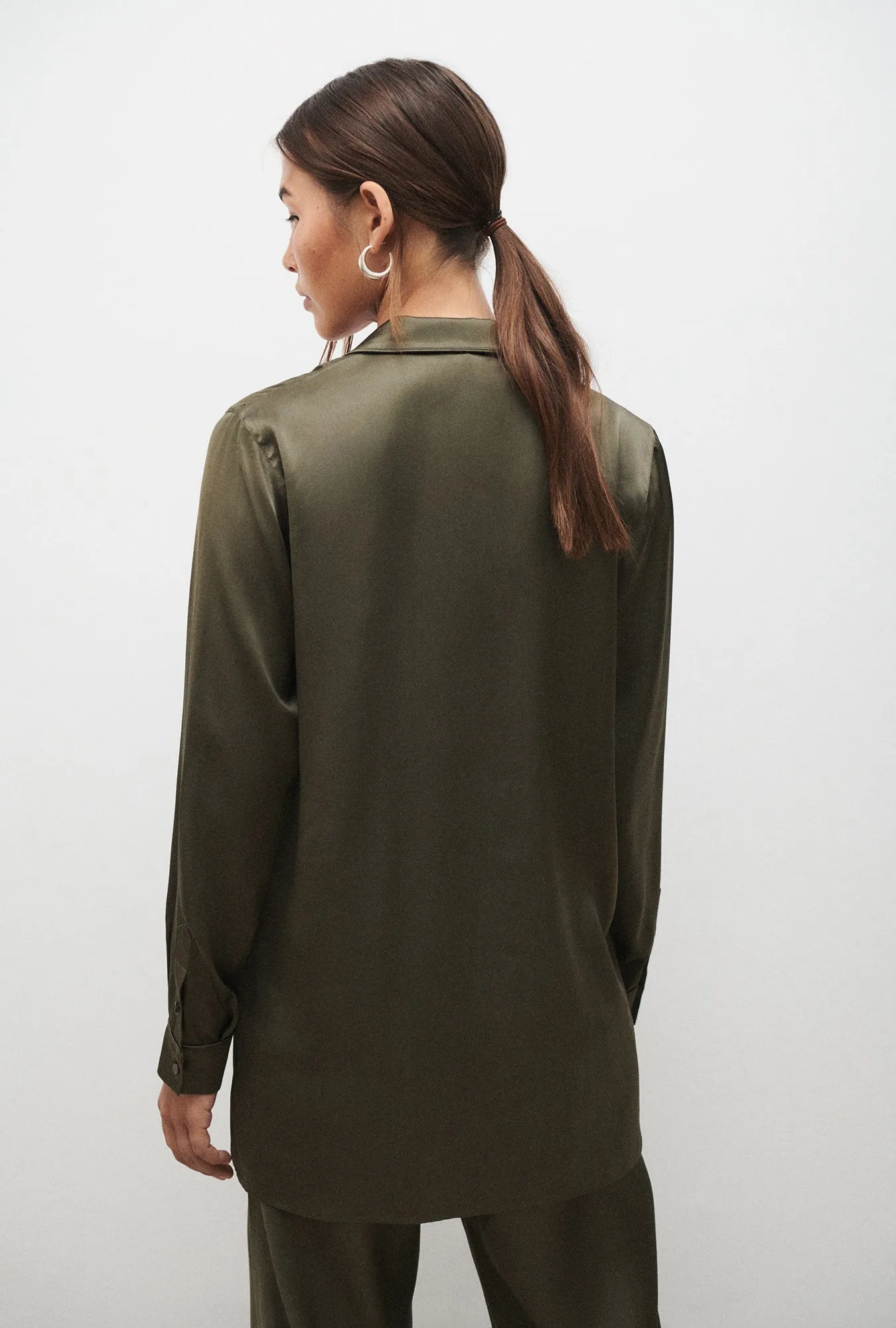 Silk Laundry | Relaxed Blazer - Pine sold by Sisters & Co product image thumbnail 4