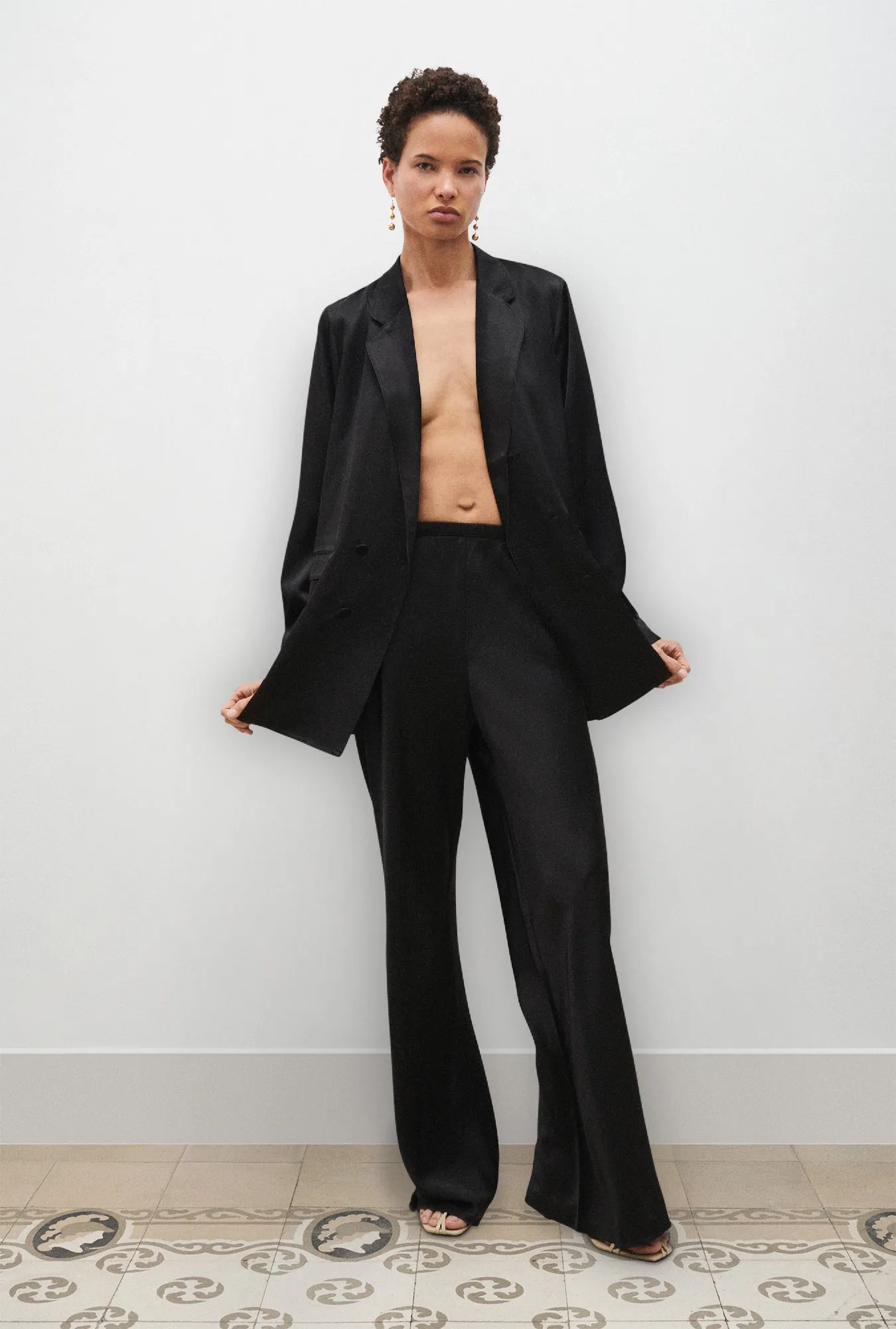 Silk Laundry | New Bias Cut Pants - Black sold by Sister & Co product image thumbnail 2