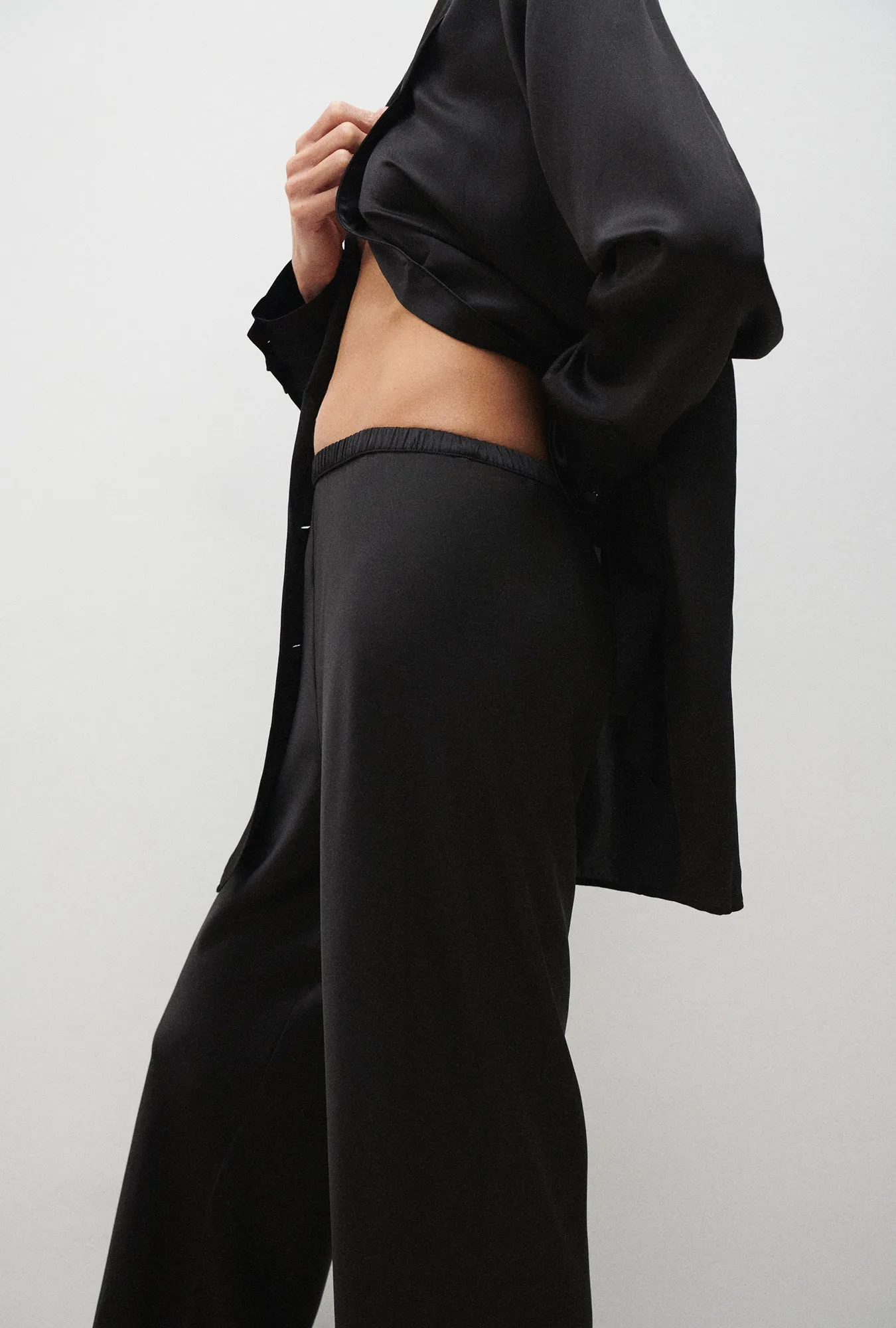 Silk Laundry | New Bias Cut Pants - Black sold by Sister & Co product image thumbnail 3