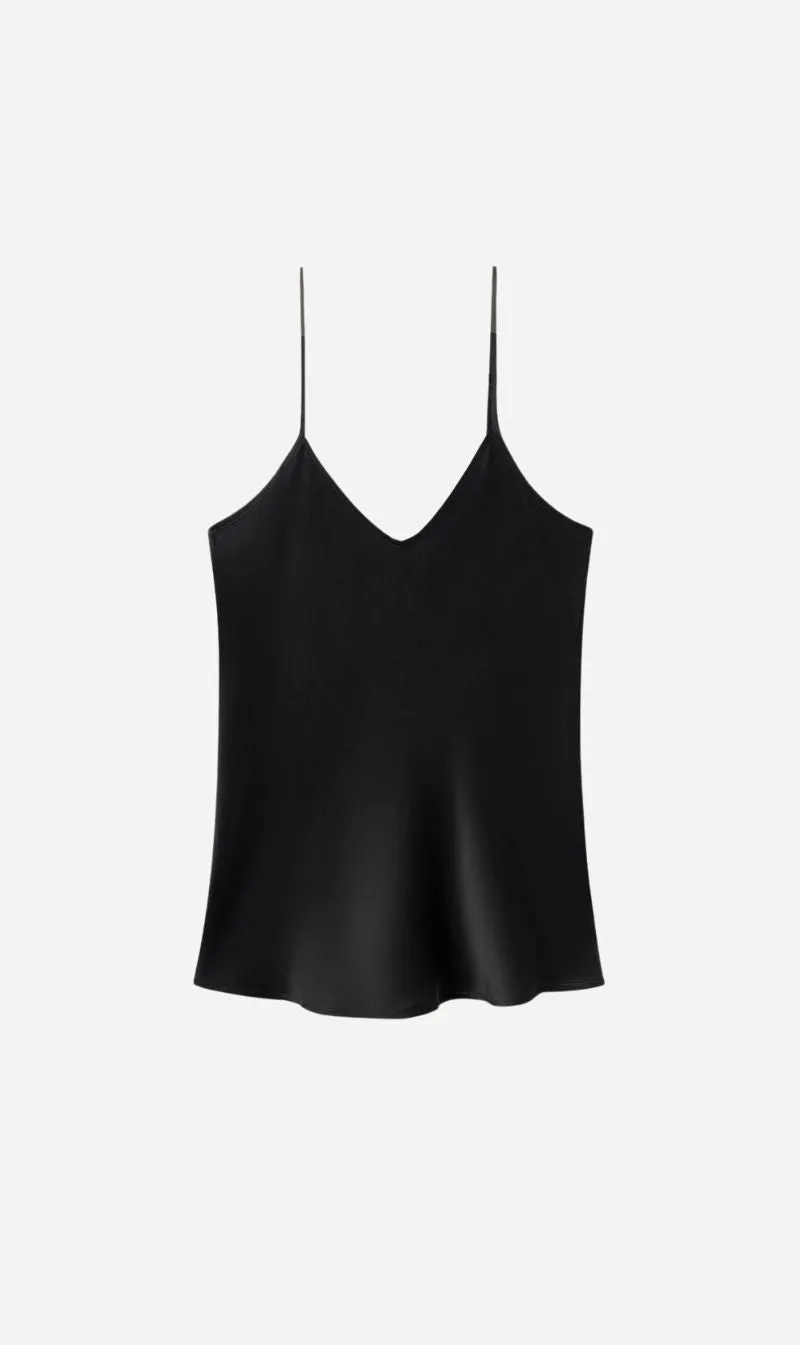 Silk Laundry | New Bias Cut Cami - Black sold by Sister & Co