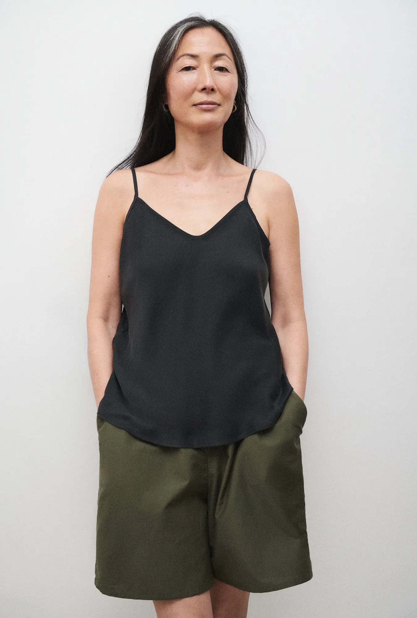 Silk Laundry | New Bias Cut Cami - Black sold by Sister & Co product image thumbnail 2