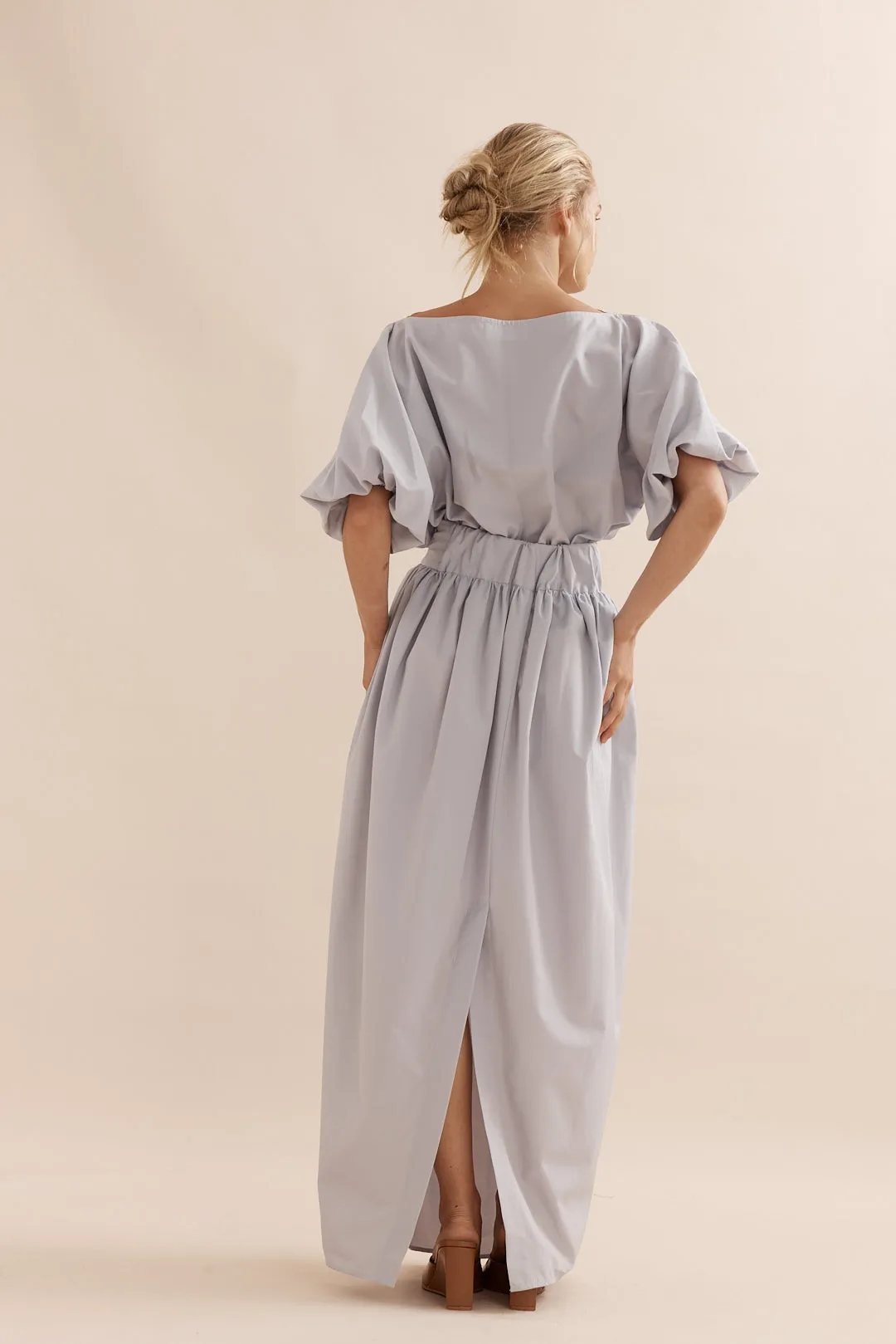 Caitlin Crisp | Tulip Skirt - Dove Blue sold by Sister & Co product image thumbnail 3