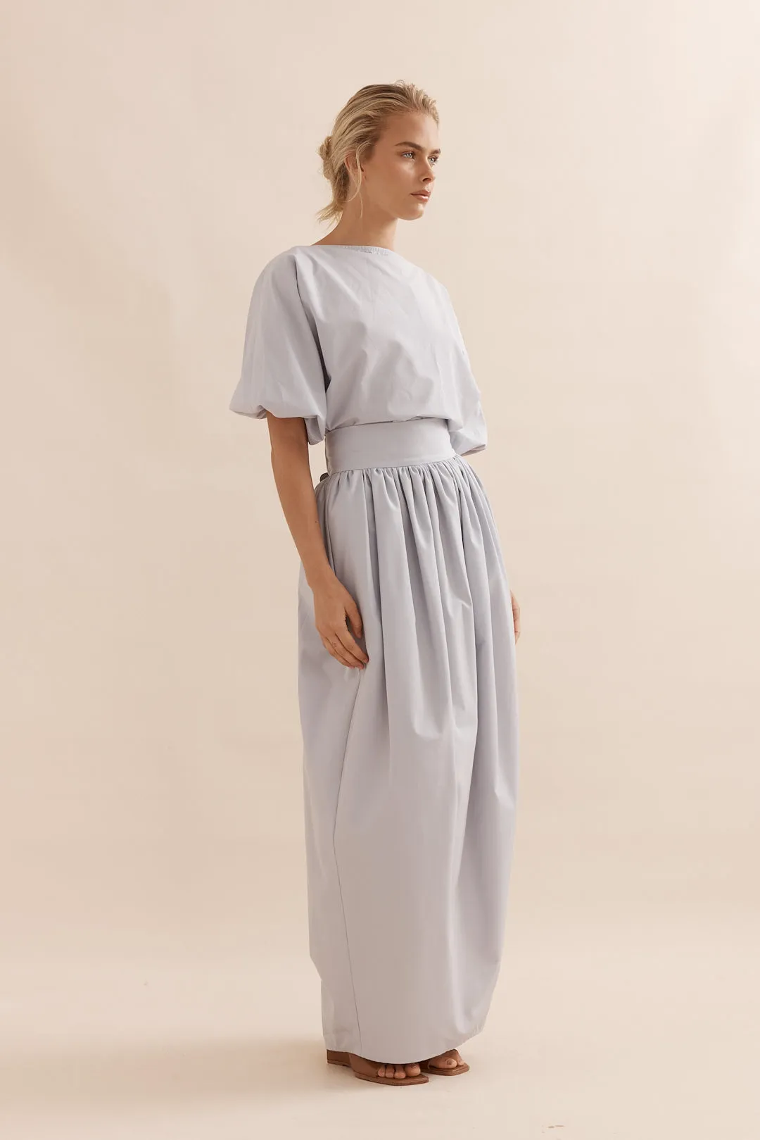 Caitlin Crisp | Tulip Skirt - Dove Blue sold by Sister & Co product image thumbnail 2