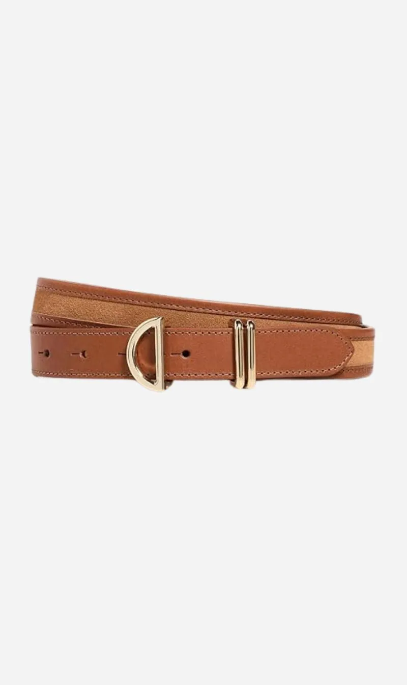 Frame Denim | The Crescent Belt - Camel sold by Sister & Co