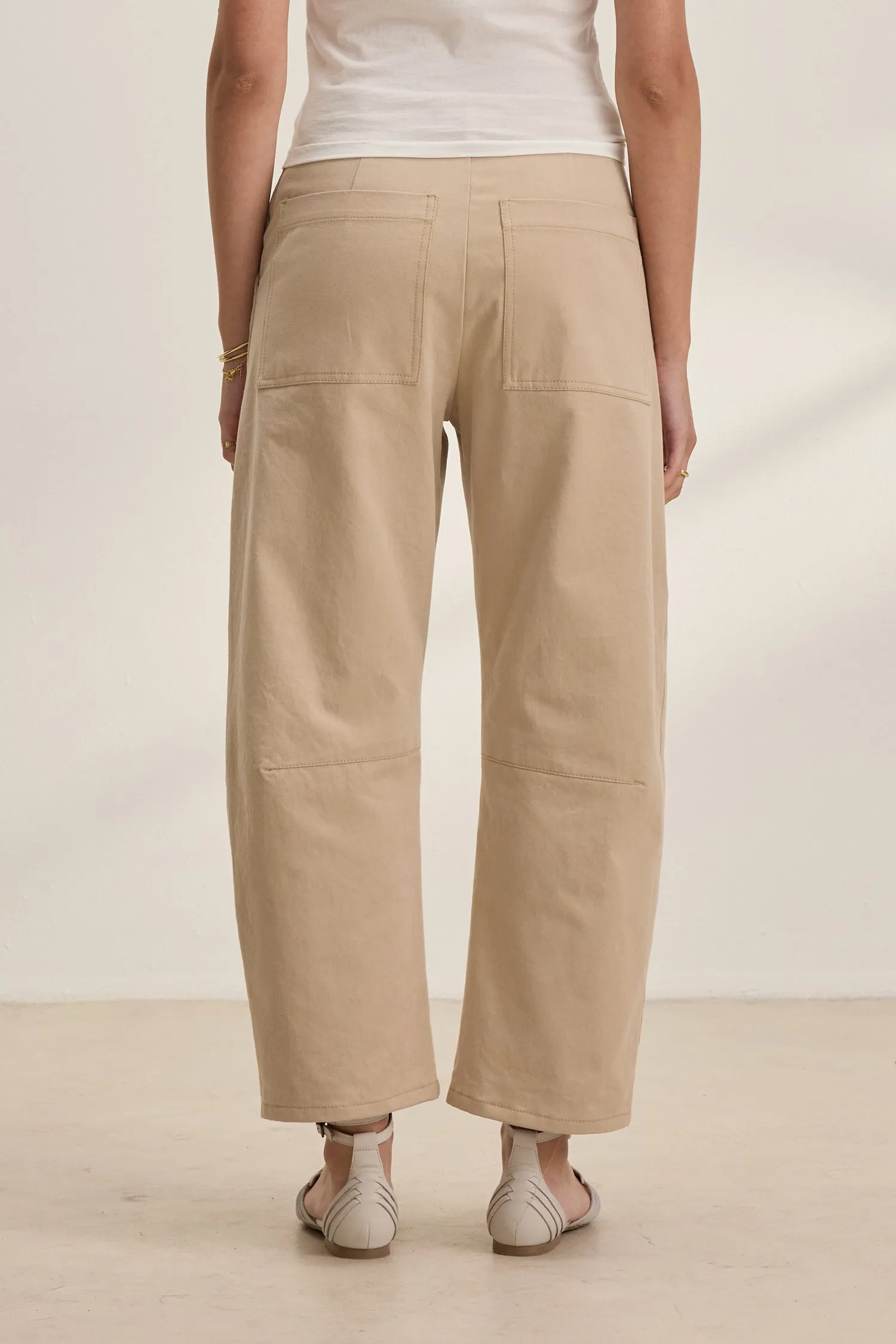Velvet | Brylie Sanded Twill Utility Pant - Khaki sold by Sisters & Co product image thumbnail 4