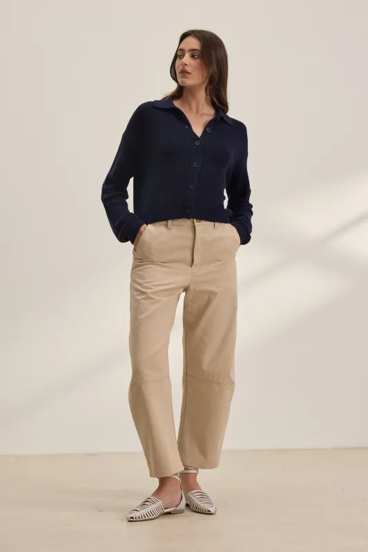 Velvet | Brylie Sanded Twill Utility Pant - Khaki sold by Sister & Co
