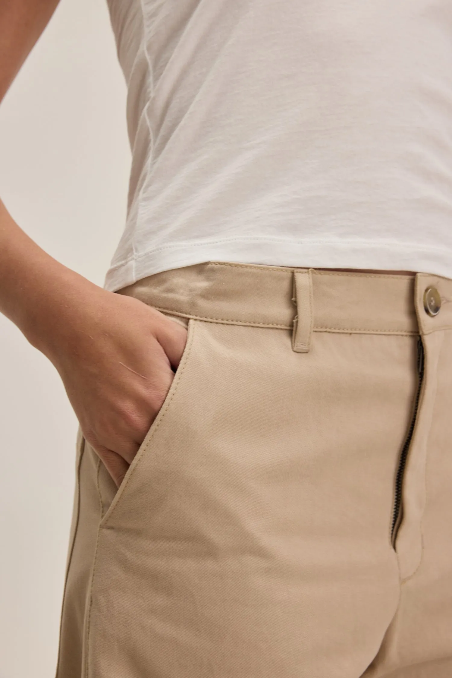 Velvet | Brylie Sanded Twill Utility Pant - Khaki sold by Sisters & Co product image thumbnail 5