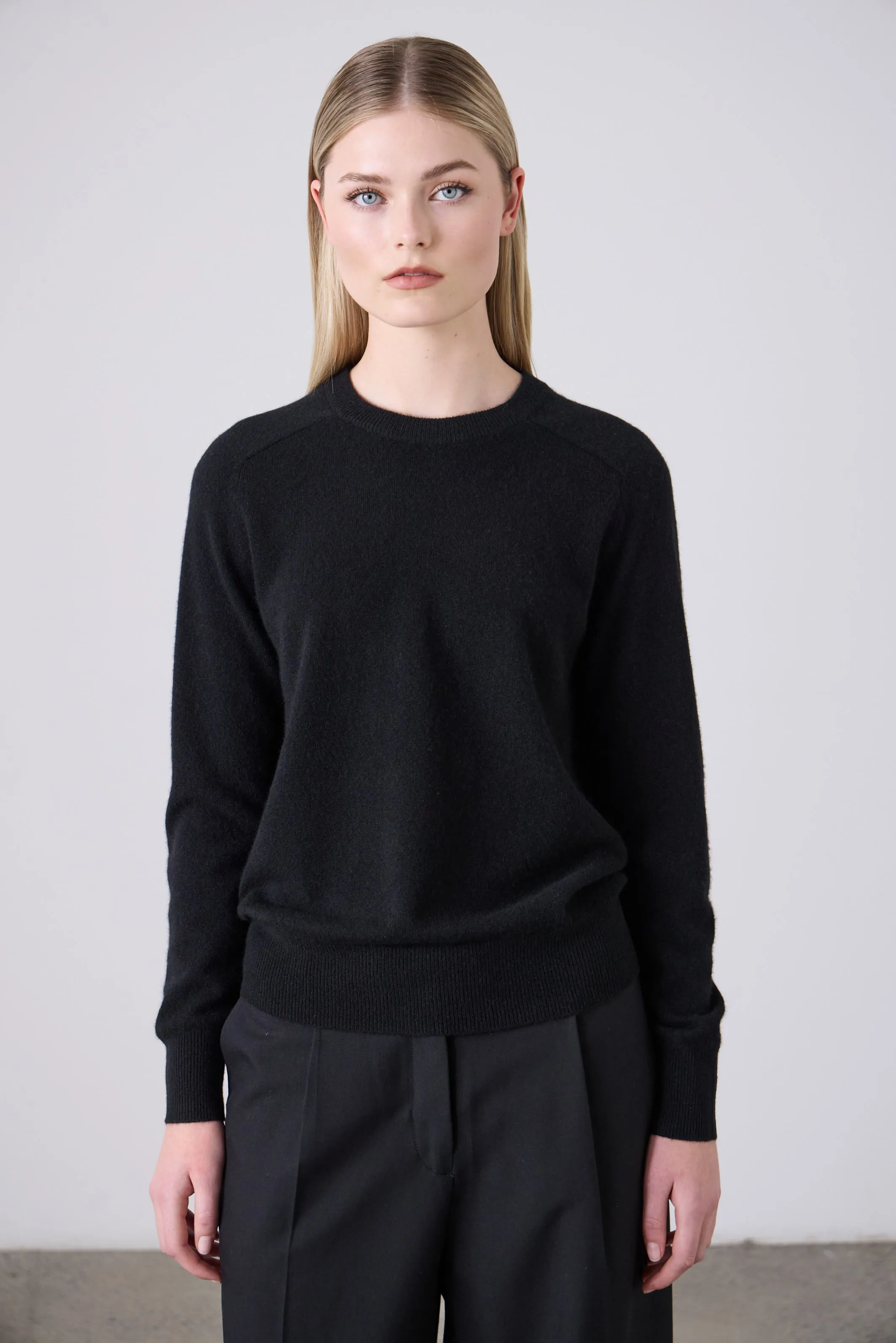 Laing | Sam Cashmere Crew - Black sold by Sister & Co product image thumbnail 2
