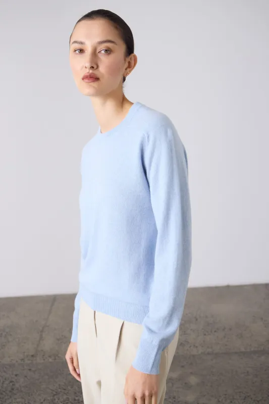 Laing | Sam Cashmere Crew - Sky sold by Sisters & Co